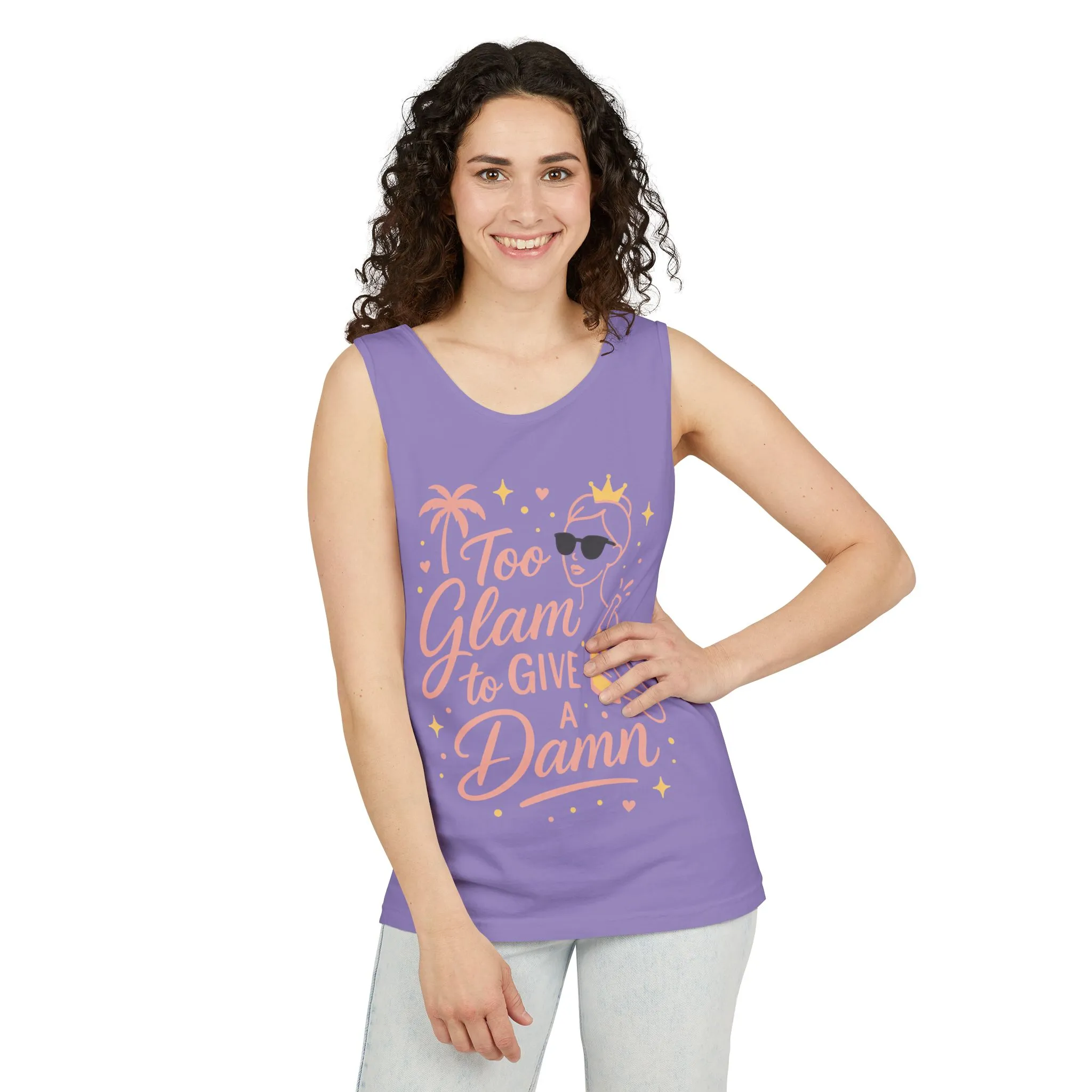 Too Glam to Give a Damn Bridal Party Tank Top, Bachelorette Party Tee, Bridesmaid Wedding Tee, Hen Party Top, Bridal Shower,Bridesmaids Gift - Image 14