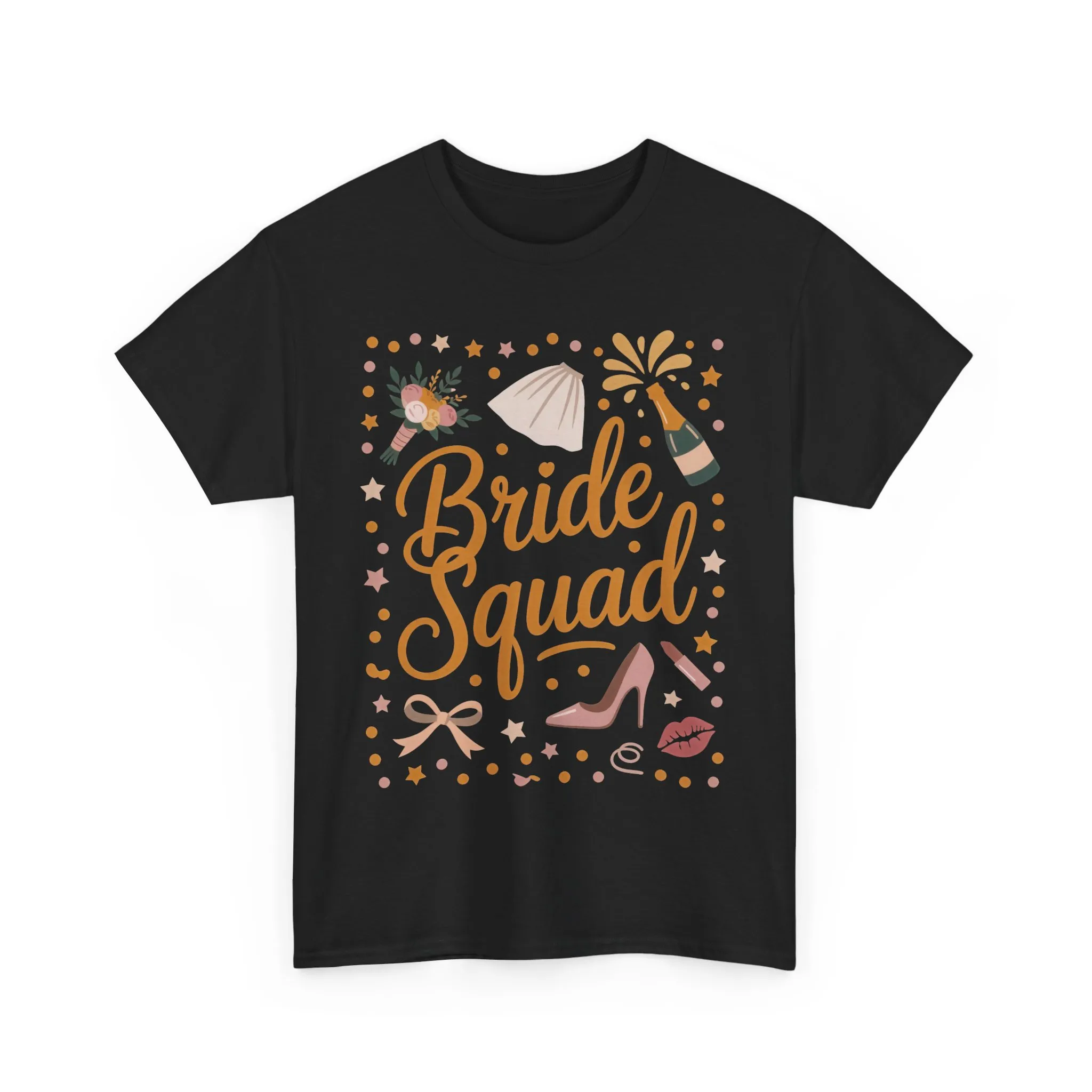 Bride Squad Shirt, Bachelorette Party T-Shirt, Bridesmaid Wedding Tee, Hen Party Matching Shirts, Bridal Shower, Gift for Bridesmaids - Image 7