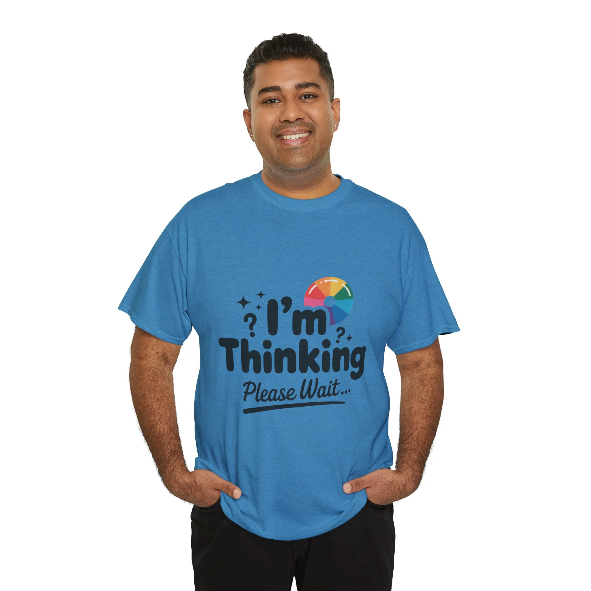 Funny - Im Thinking Please Wait - Mens T-Shirt, Cute Geeky Gift for Introverts, Programmers, Designers, Fun Humor Shirt, Gift for Adults - Image 33
