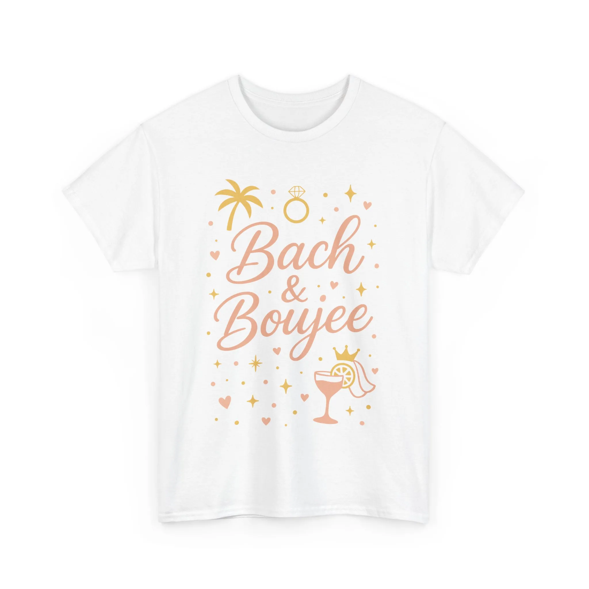 Bach & Boujee Bridal Party Shirt, Bachelorette Party Tee, Bridesmaid Wedding Tee, Hen Party Top, Bridal Shower, Bridesmaids Gift - Image 4