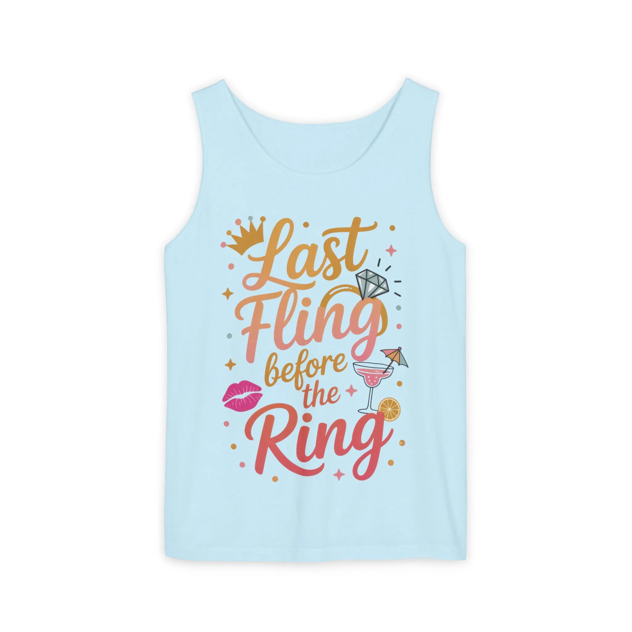 Last Fling Before the Ring T-Shirt, Bachelorette Party Tee, Bridesmaid Wedding Tee, Hen Party Shirts, Bridal Shower, Bridesmaids Gift - Image 11