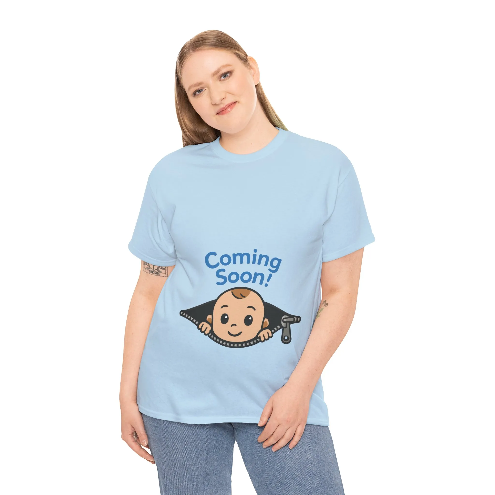 Coming Soon Maternity Tee, Cute Baby Boy Pregnancy Announcement Tee, Funny Expecting Mom Gift, Gender Reveal Tee, Baby Shower Top - Image 33