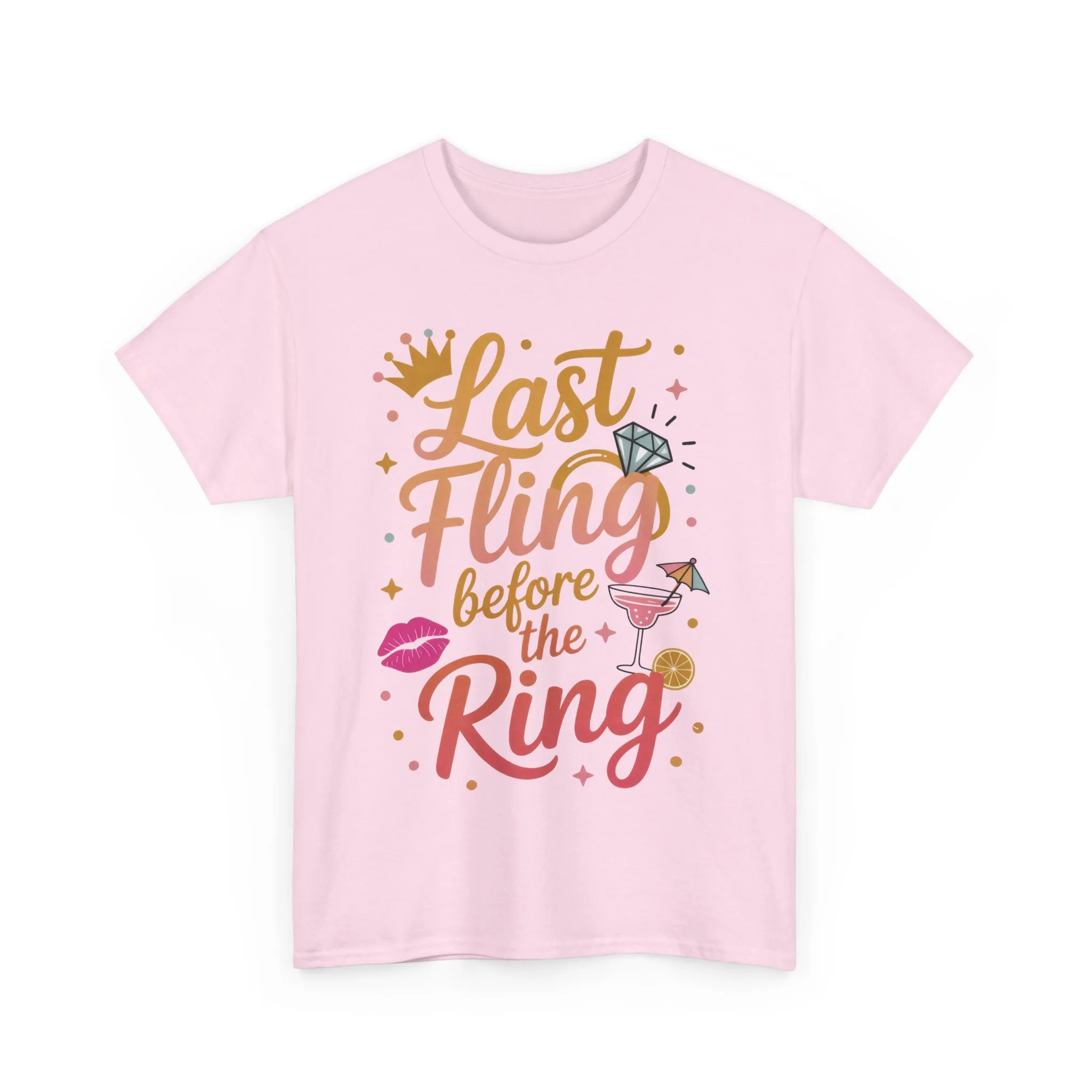 Last Fling Before the Ring T-Shirt, Bachelorette Party Tee, Bridesmaid Wedding Tee, Hen Party Matching Top, Bridal Shower, Bridesmaids Gift - Image 25