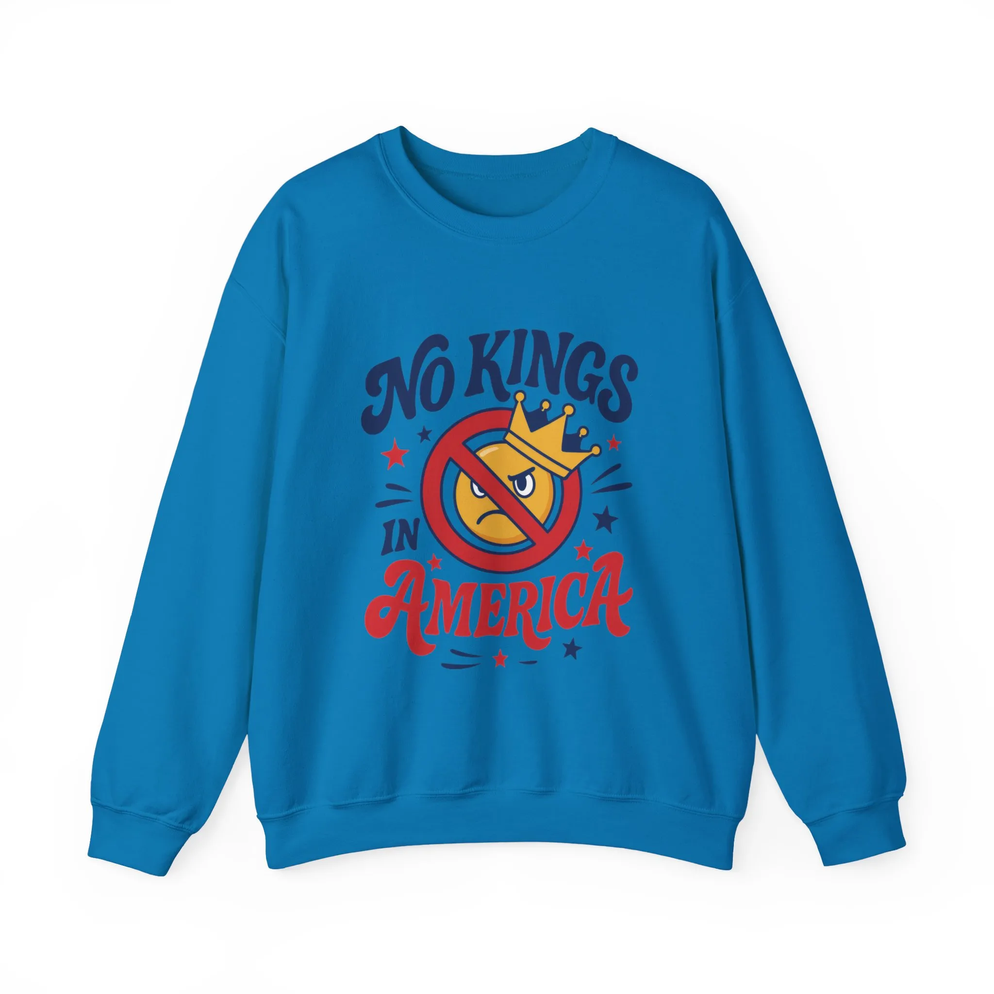 No Kings in America Sweatshirt - Funny Patriotic Anti Monarchy Pullover - USA Independence Sweater, Political Apparel, Gift for Activists - Image 25