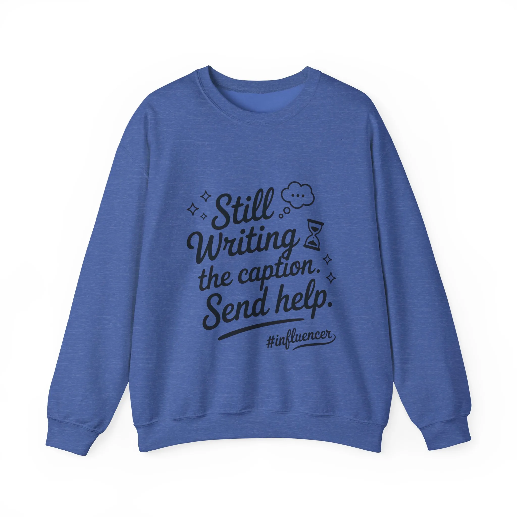 Funny Influencer Womens Sweatshirt, Cozy Oversized Crewneck, Social Media Humor Gift, Influencer Sweatshirt for Writers, social media gift - Image 16