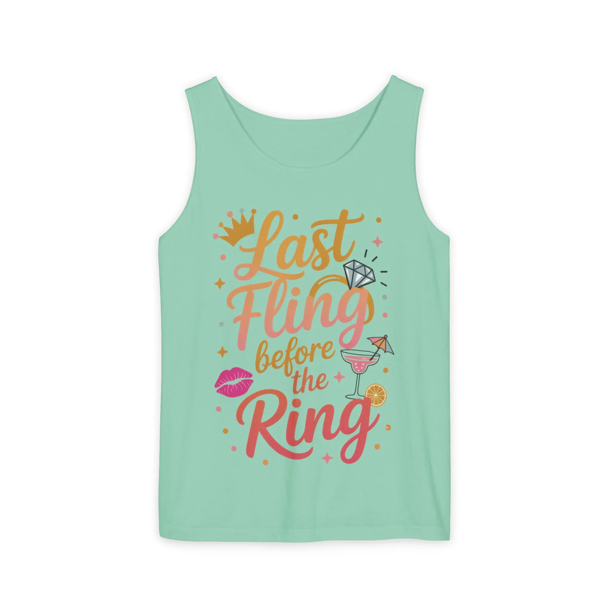 Last Fling Before the Ring T-Shirt, Bachelorette Party Tee, Bridesmaid Wedding Tee, Hen Party Shirts, Bridal Shower, Bridesmaids Gift - Image 9