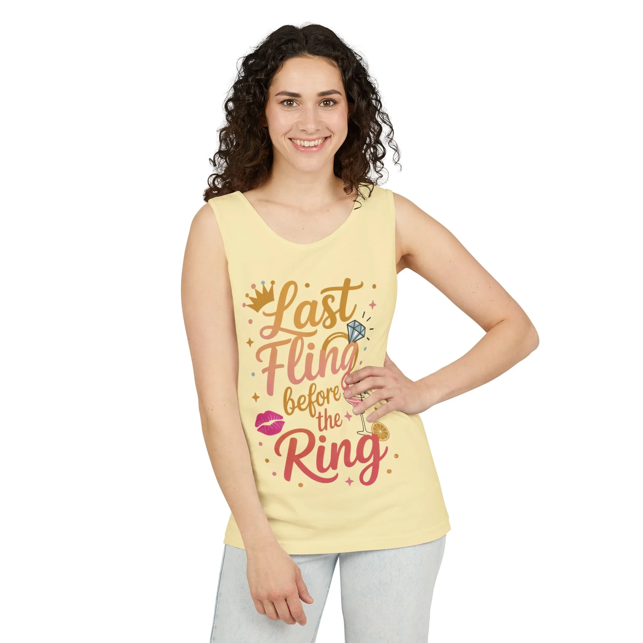 Last Fling Before the Ring T-Shirt, Bachelorette Party Tee, Bridesmaid Wedding Tee, Hen Party Shirts, Bridal Shower, Bridesmaids Gift - Image 6