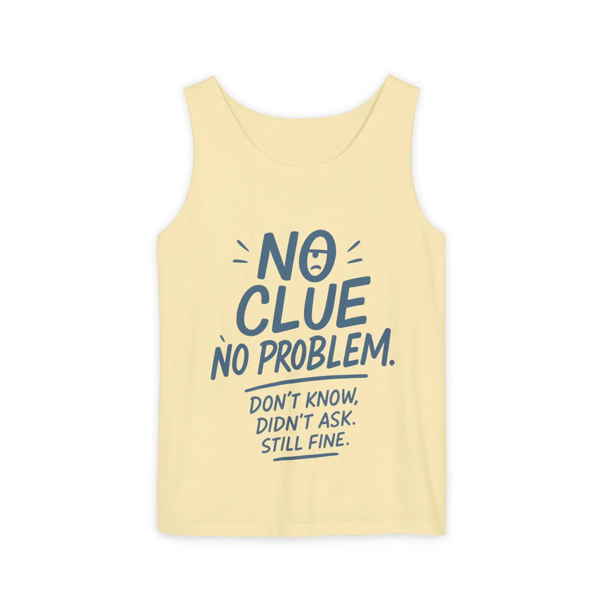 Funny No ClueWomens Tank Top, No Problem Quote Shirt, Dont Know Didnt Ask Graphic Tee, Gift for Her, Humorous Tee, Workout Sleeveless Shirt - Image 21