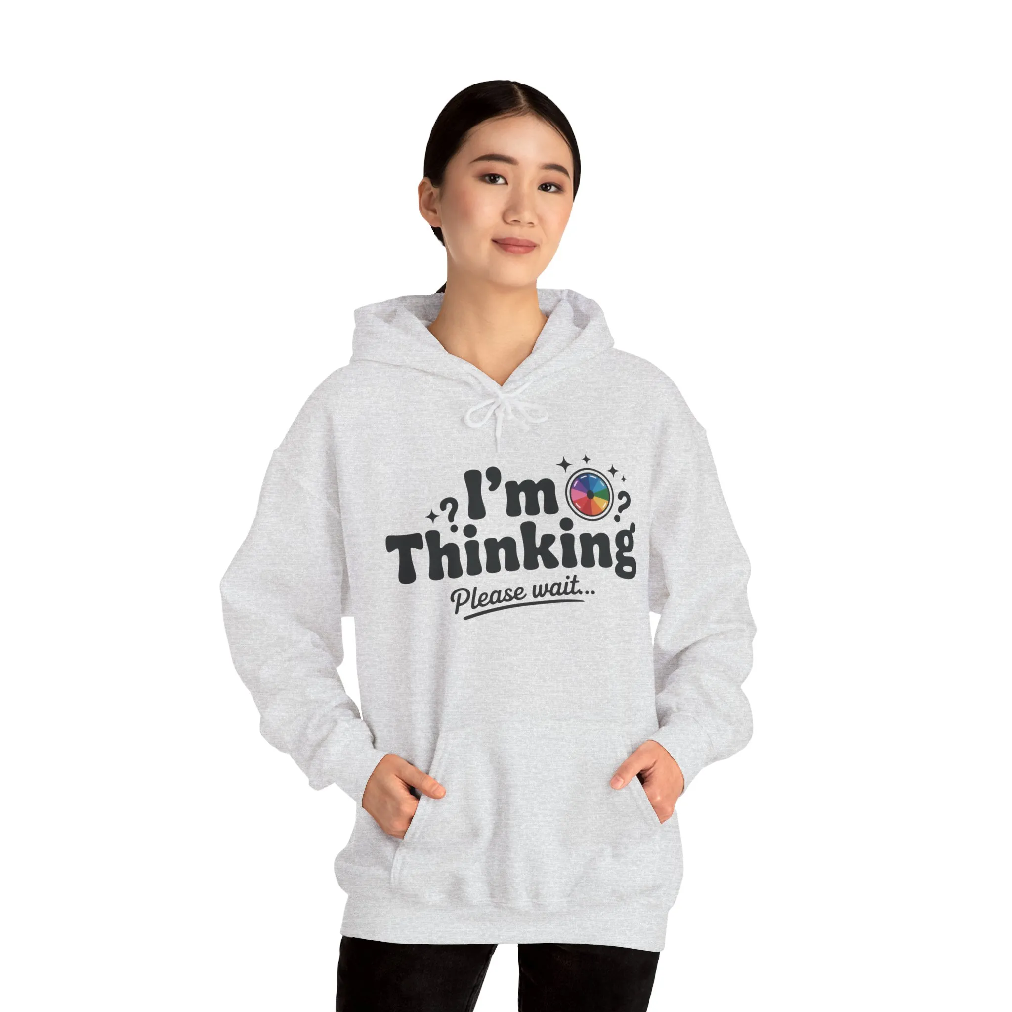 Playful Thinking Womens Hooded Sweatshirt, Womens Hoodie, Brainstorming Buddy, Thoughtful Gift, Cute Geeky Gift for Introverts, Programmers - Image 8