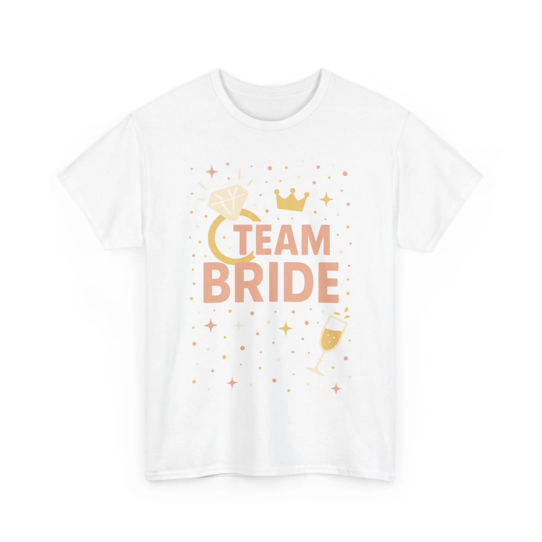 Team Bride T-Shirt, Bachelorette Party Tee, Bridesmaid Wedding Tee, Hen Party Matching Shirts, Bridal Shower, Bridesmaids Gift - Image 4