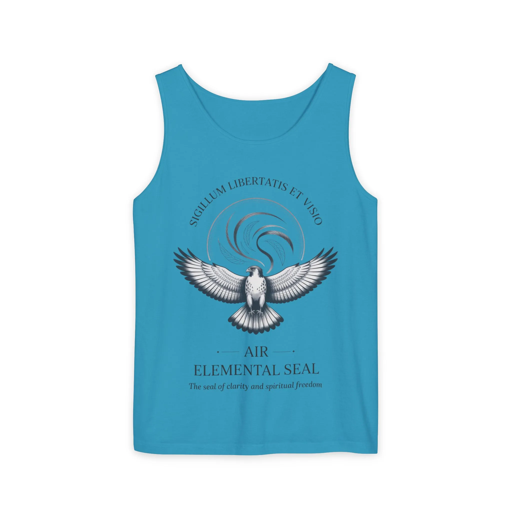 Air Elemental Seal Tank Top, Clarity & Spiritual Freedom Symbol Tee, Unisex Elemental Shirt, Vision Totem Gift, Spiritual Gift - Image 22
