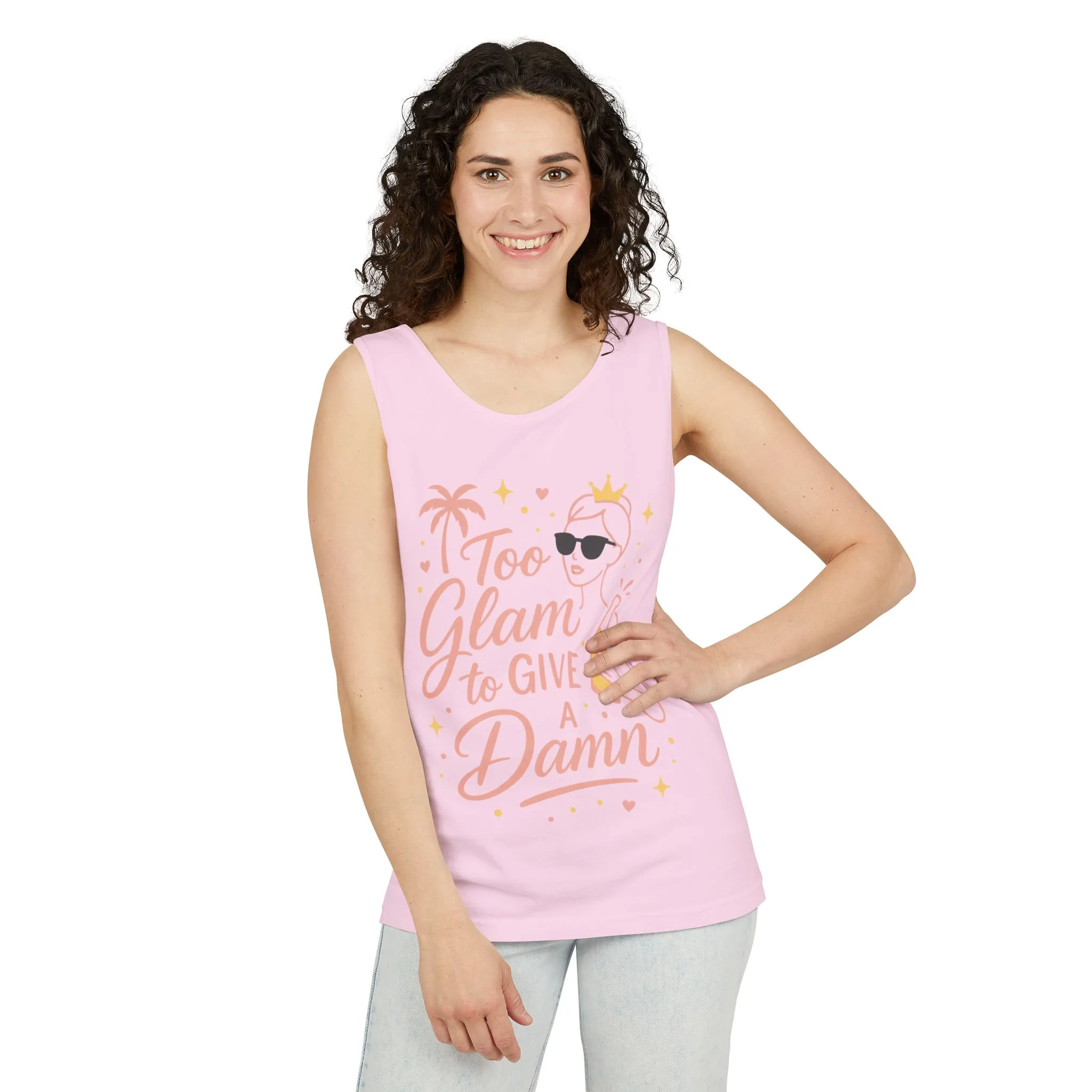 Too Glam to Give a Damn Bridal Party Tank Top, Bachelorette Party Tee, Bridesmaid Wedding Tee, Hen Party Top, Bridal Shower,Bridesmaids Gift - Image 16