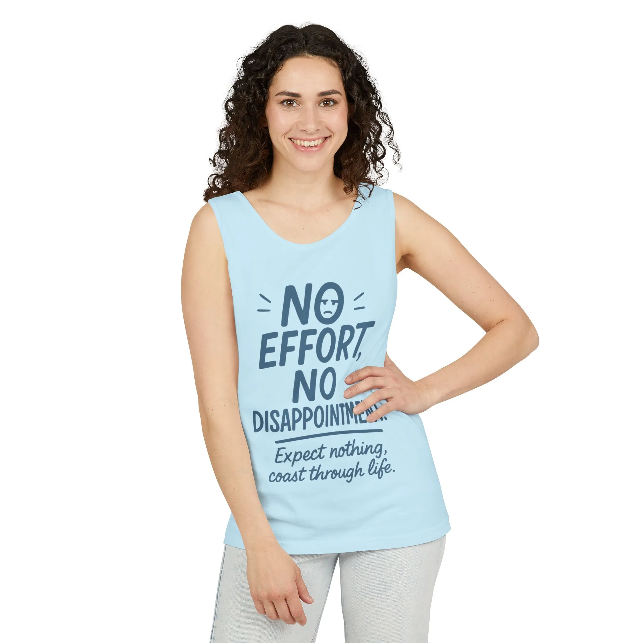 No Effort Womens Tank Top, Funny Lazy Life Quote, Workout Humor Sleeveless Shirt, Casual Gym Top, Gift for Her, Perfect for Lazy Days - Image 12