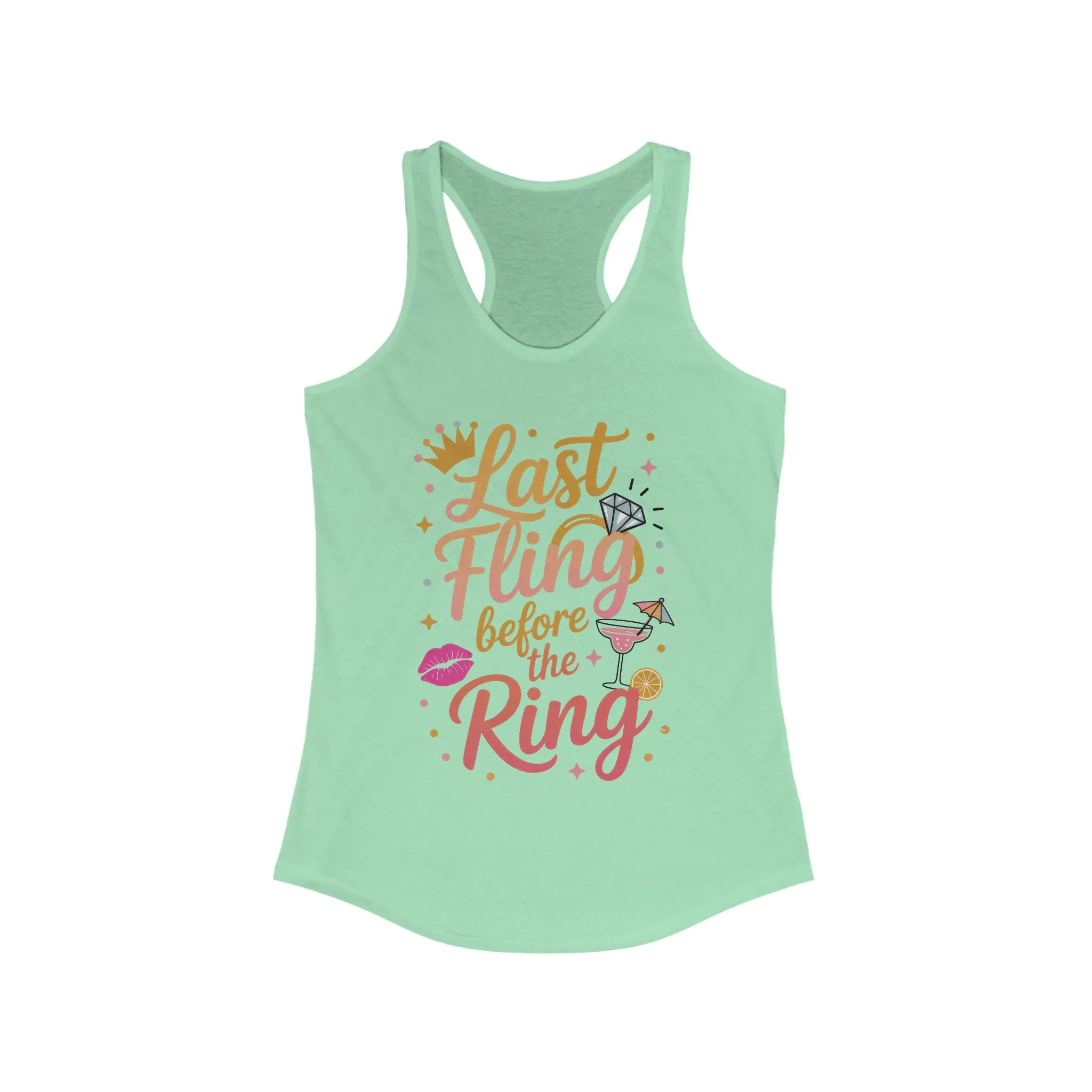 Last Fling Before the Ring T-Shirt, Bachelorette Party Tee, Bridesmaid Wedding Tee, Hen Party Shirts, Bridal Shower, Bridesmaids Gift - Image 5