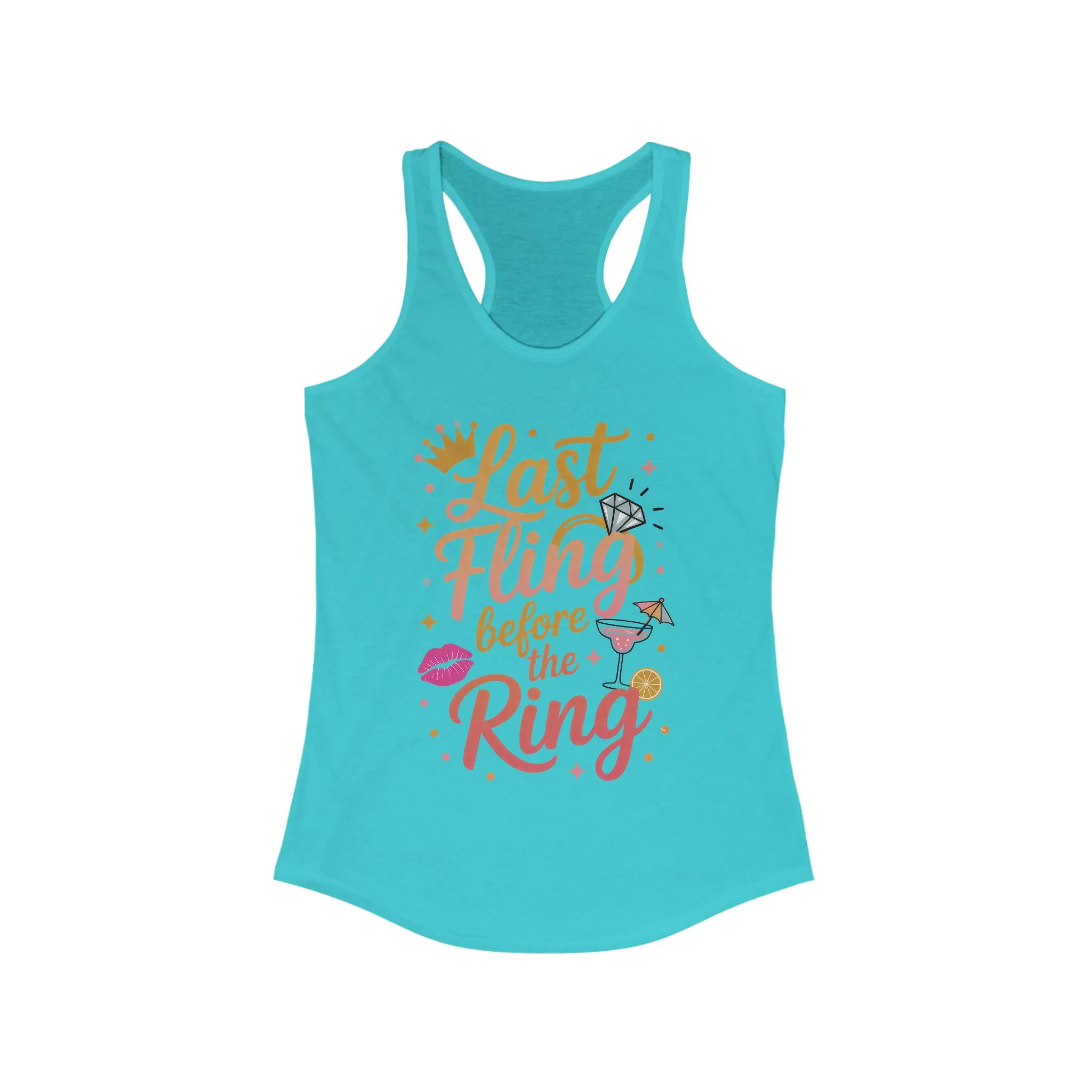 Last Fling Before the Ring T-Shirt, Bachelorette Party Tee, Bridesmaid Wedding Tee, Hen Party Shirts, Bridal Shower, Bridesmaids Gift - Image 7