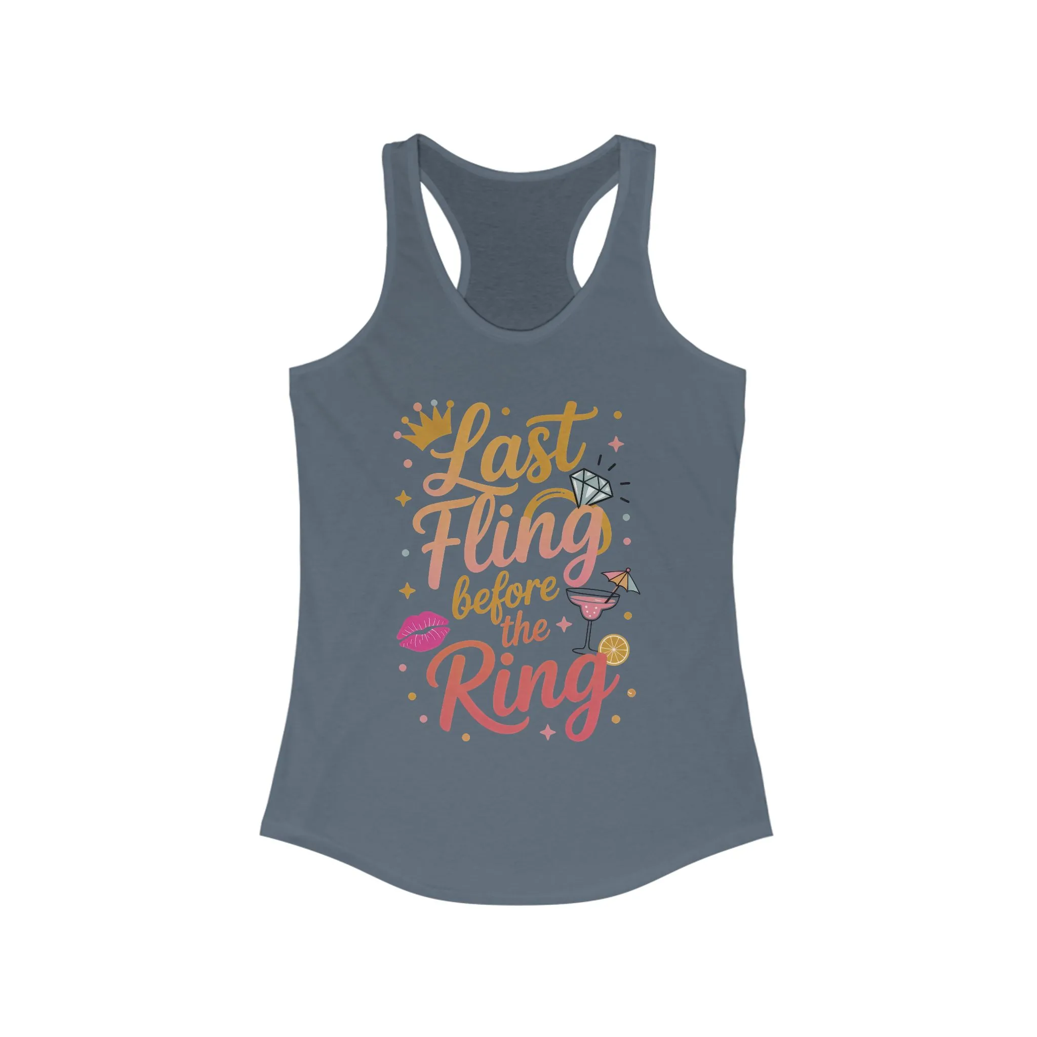Last Fling Before the Ring T-Shirt, Bachelorette Party Tee, Bridesmaid Wedding Tee, Hen Party Shirts, Bridal Shower, Bridesmaids Gift - Image 9