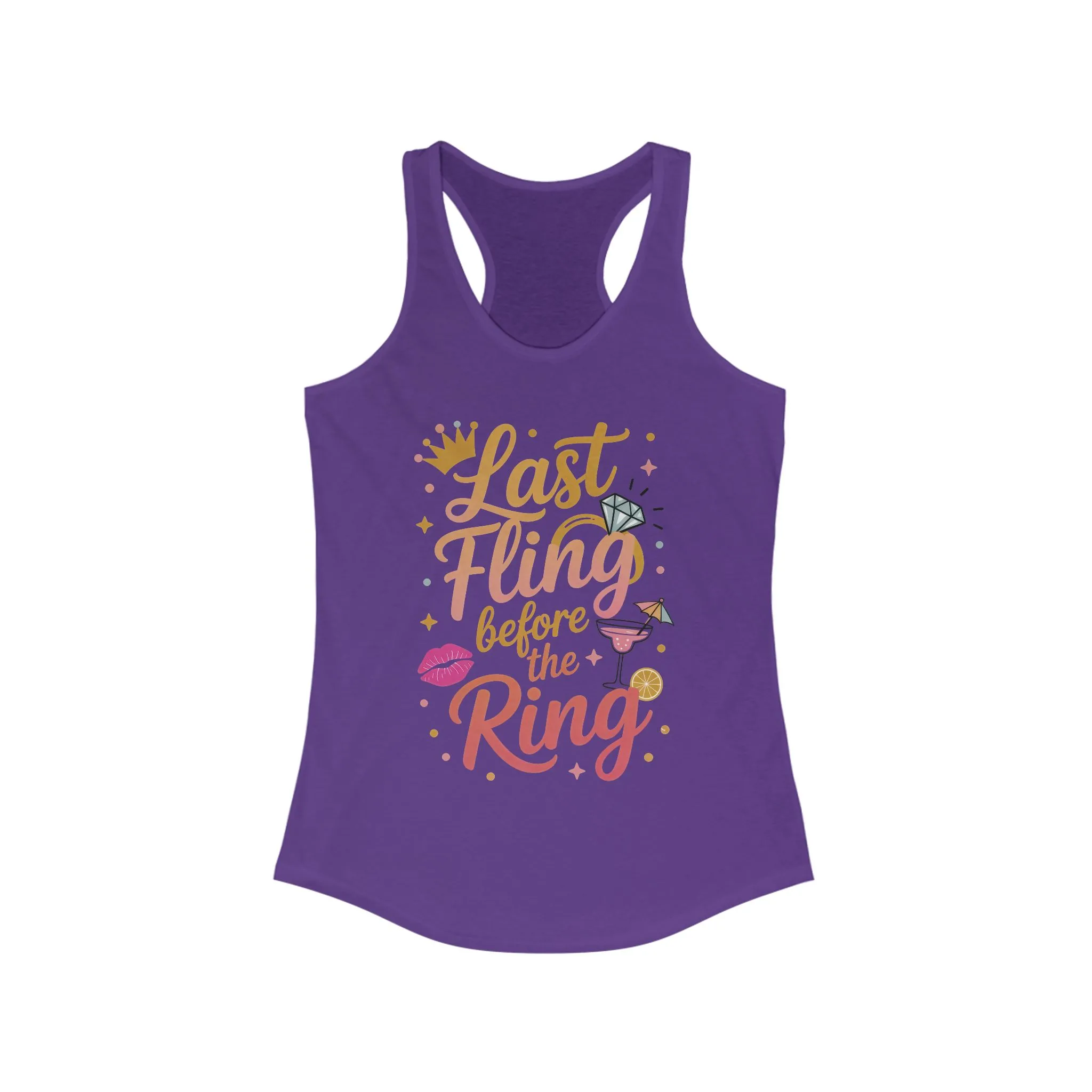 Last Fling Before the Ring T-Shirt, Bachelorette Party Tee, Bridesmaid Wedding Tee, Hen Party Shirts, Bridal Shower, Bridesmaids Gift - Image 17