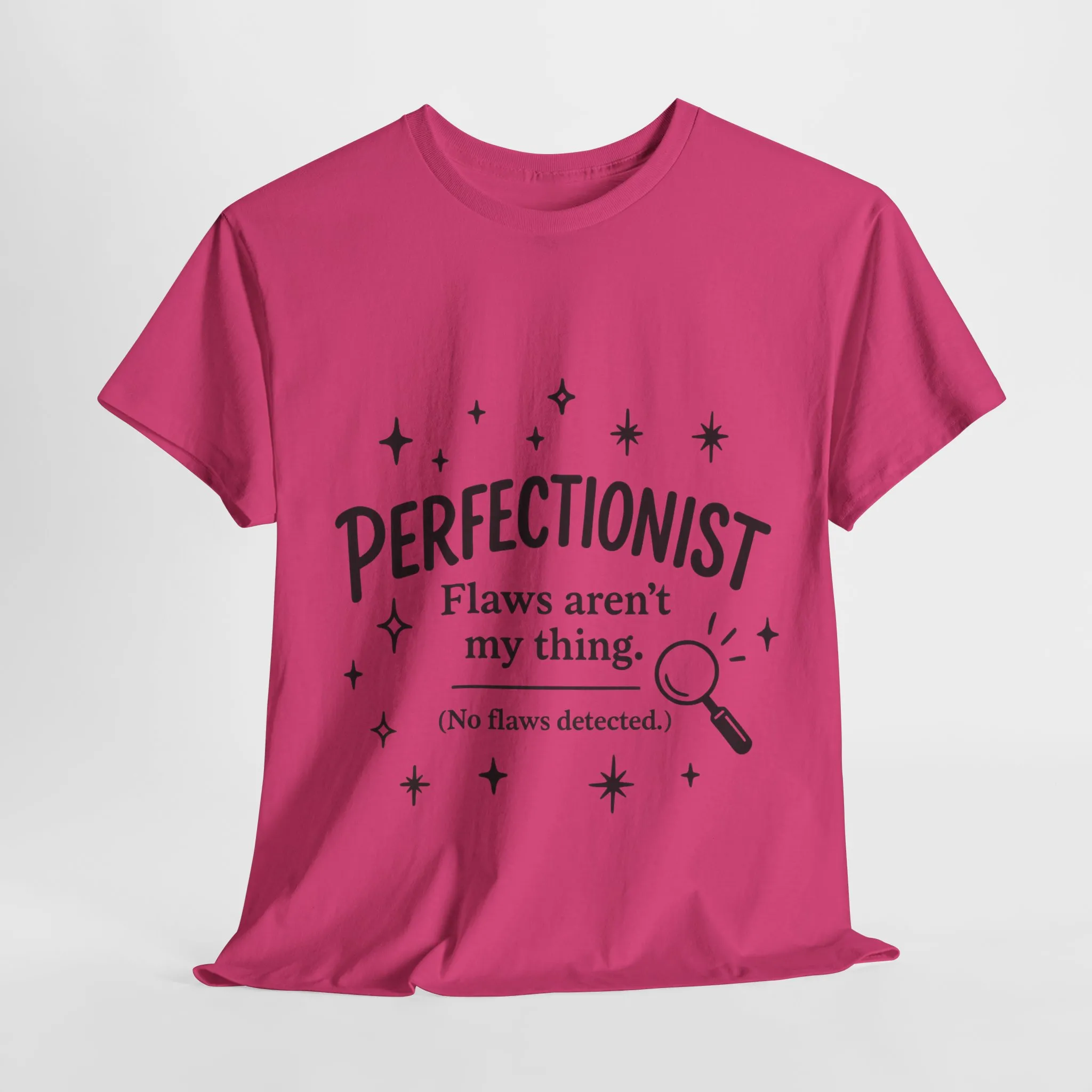 Funny Perfectionist T-Shirt for Women, No Flaws Detected Graphic Tee, Minimalist Humor Shirt, Gift for OCD, Flawless Queen - Image 31