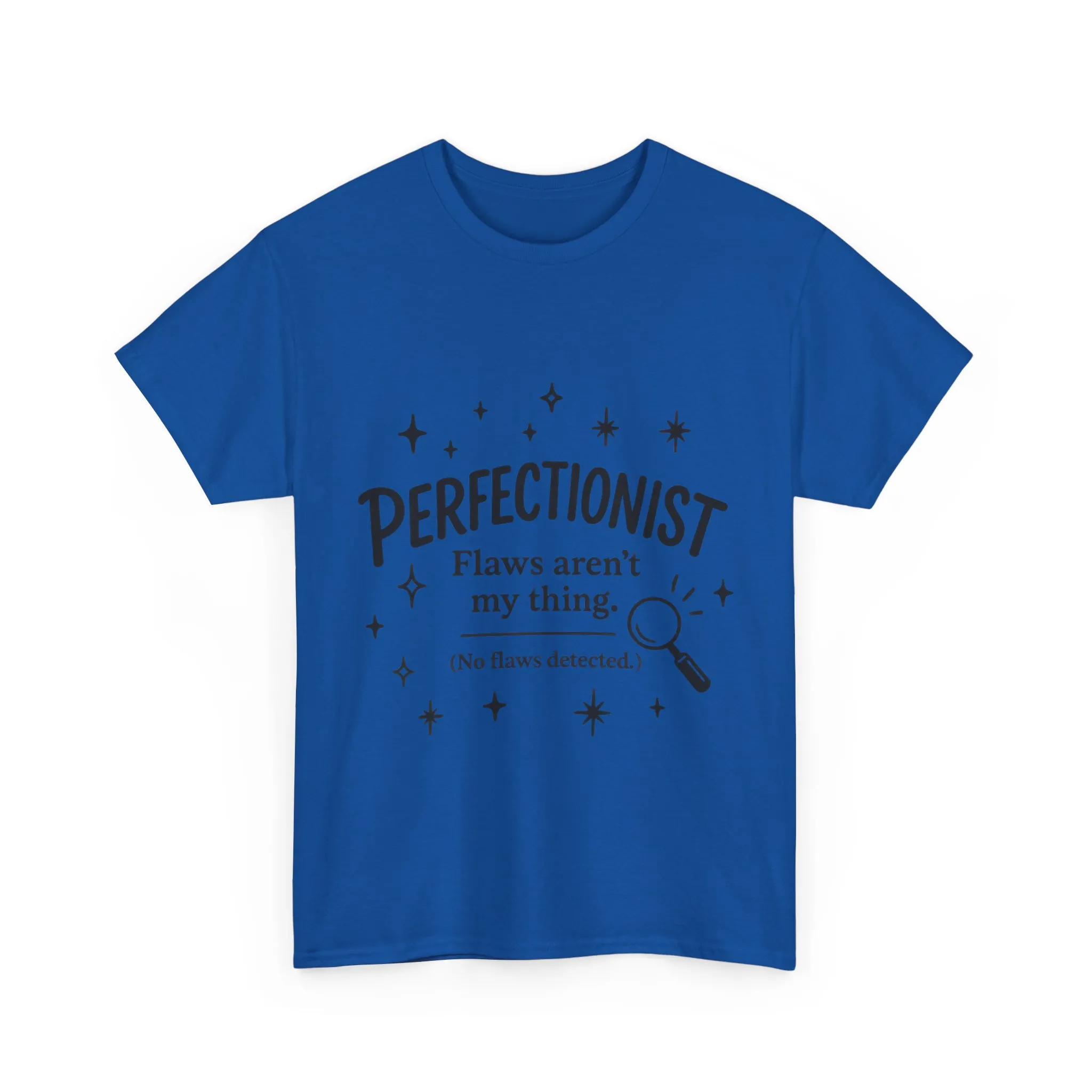 Funny Perfectionist T-Shirt for Women, No Flaws Detected Graphic Tee, Minimalist Humor Shirt, Gift for OCD, Flawless Queen - Image 25
