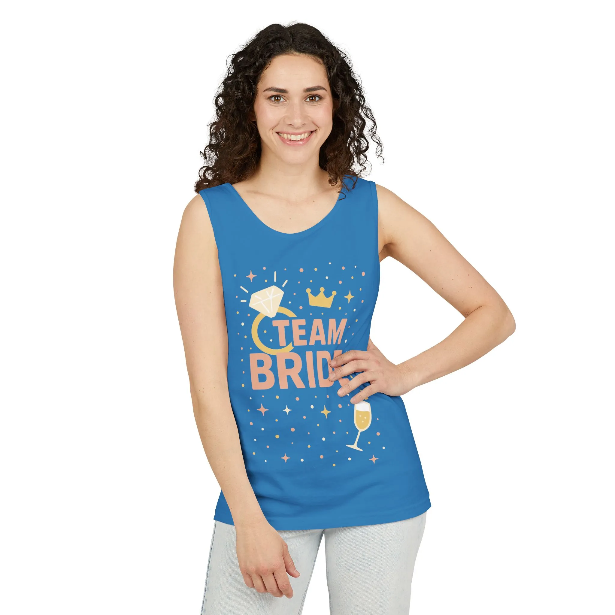Team Bride Tank Top, Bachelorette Party Tee, Bridesmaid Wedding Tee, Hen Party Shirts, Bridal Shower, Bridesmaids Gift - Image 24
