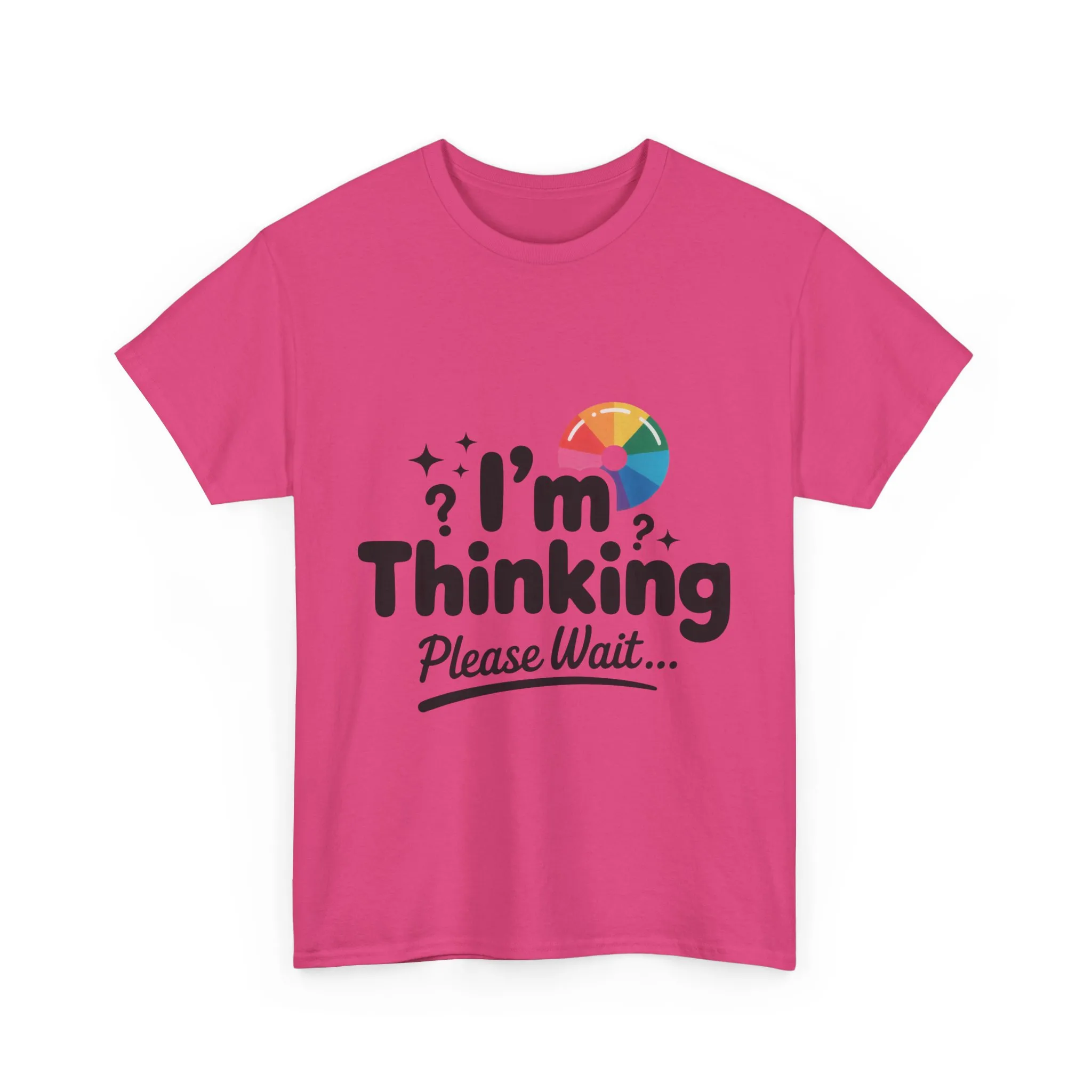 Funny - Im Thinking Please Wait - T-Shirt for Women, Cute Geeky Gift for Introverts, Programmers, Designers, Fun Humor Shirt - Image 25