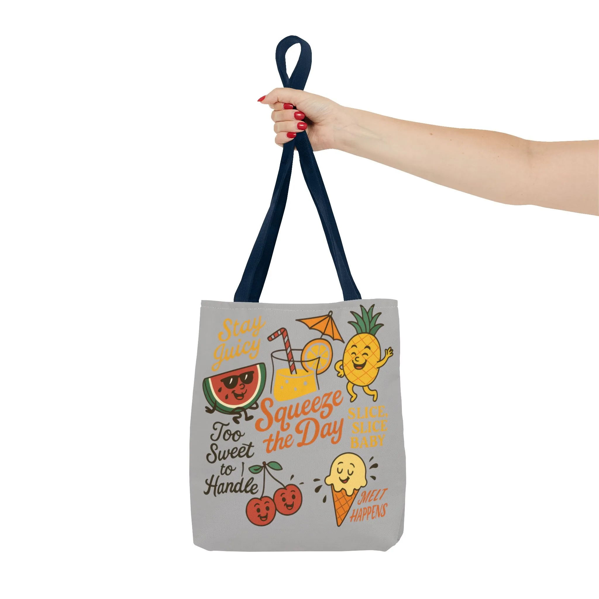 Juicy Summer Tote Bag, Fun Beach Carryall, Perfect for Grocery Shopping, Reusable Market Tote, Cute Gift for Fruit Lovers, Large Tote Bag - Image 24
