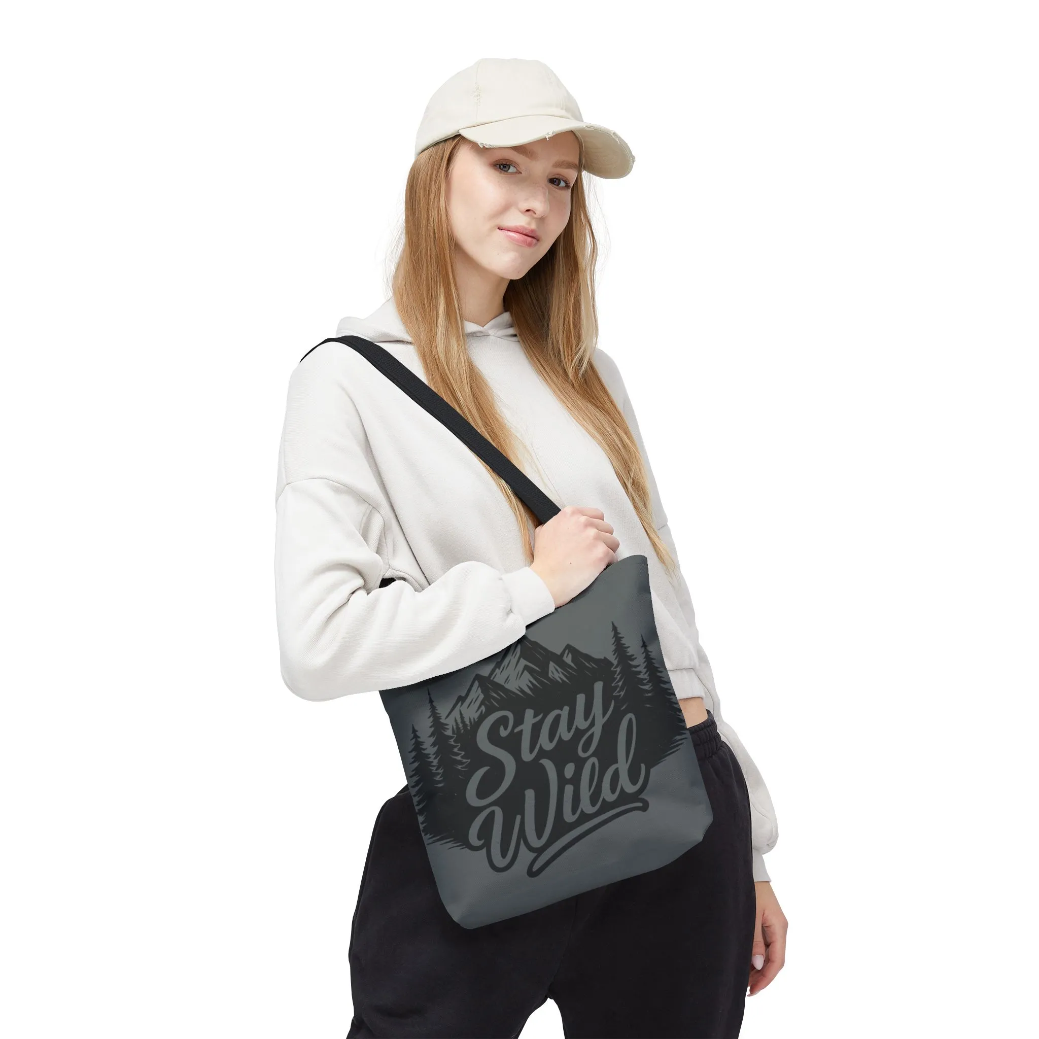 Stay Wild Tote Bag | Eco-friendly Shopping Bag, Adventure Tote, Outdoor Enthusiast Gift, Stylish Carryall, Perfect for Summer Adventures - Image 15