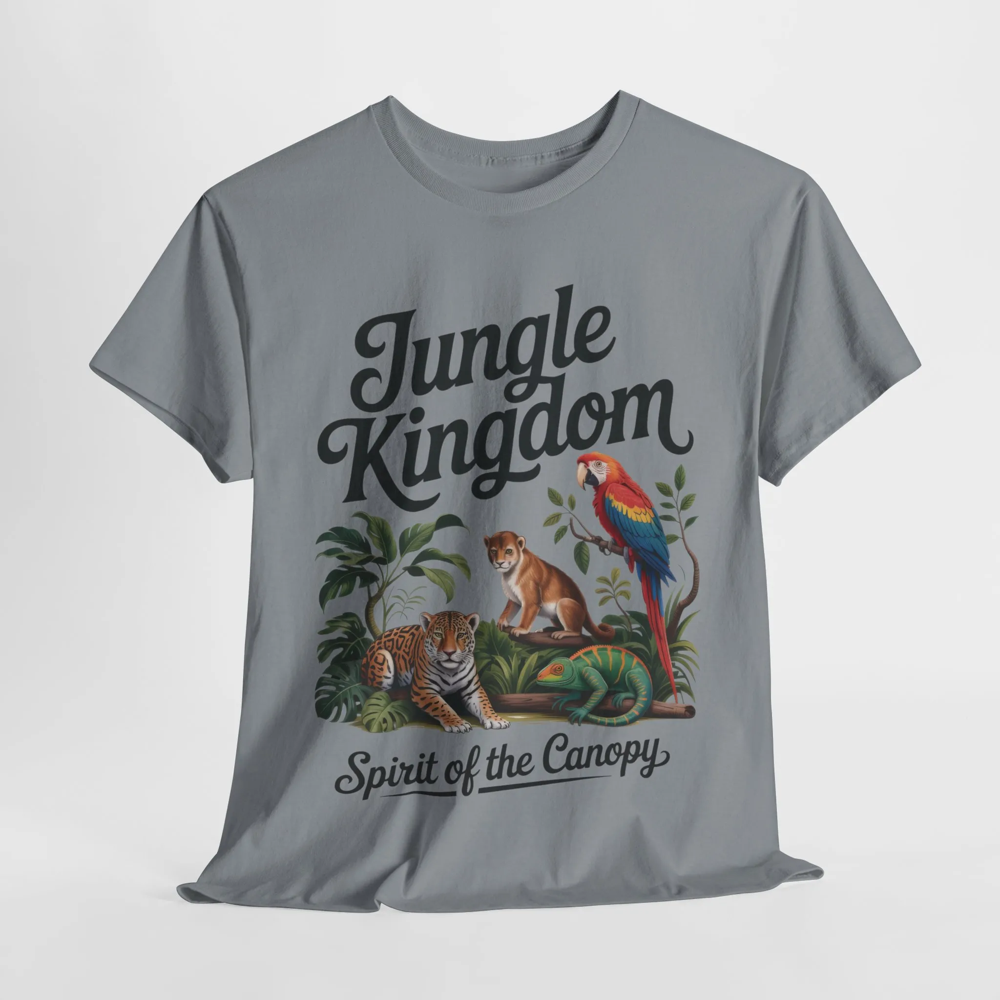 Mens Jungle Kingdom Tee - Nature Lover T-Shirt, Animal Graphic Tee, Eco-Friendly Gift, Summer Fashion, Adventure Outfit - Image 33