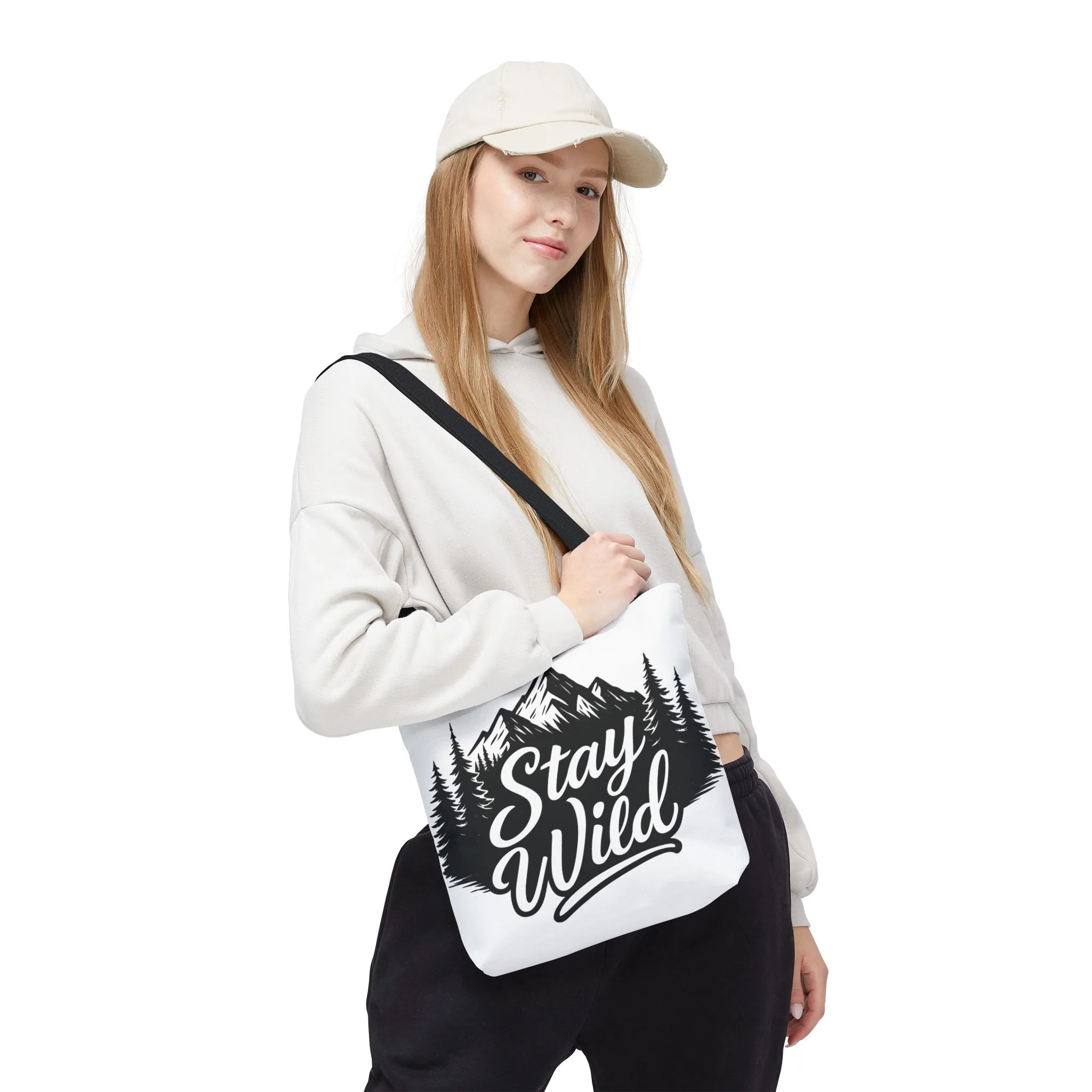 Stay Wild Tote Bag | Eco-friendly Shopping Bag, Adventure Tote, Outdoor Enthusiast Gift, Stylish Carryall, Perfect for Summer Adventures - Image 25