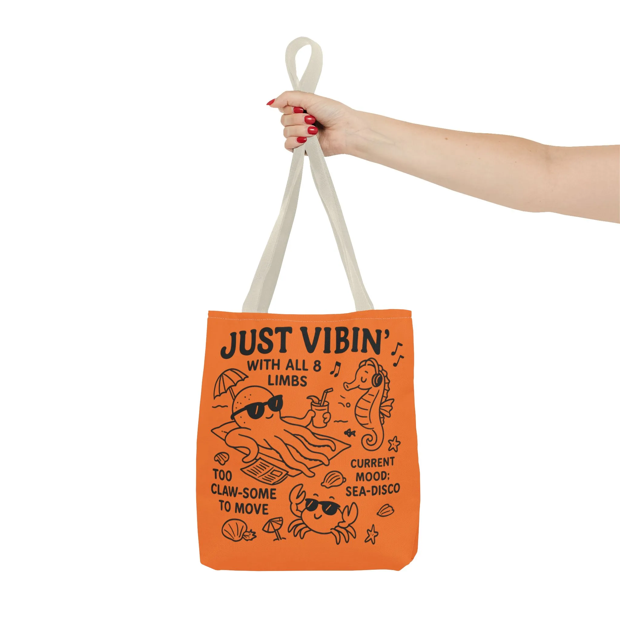 Fun Sea-Themed Tote Bag, Beach Accessories, Summer Vibes, Gift for Ocean Lovers, Reusable Shopping Bag, Cute Beach Tote - Image 19
