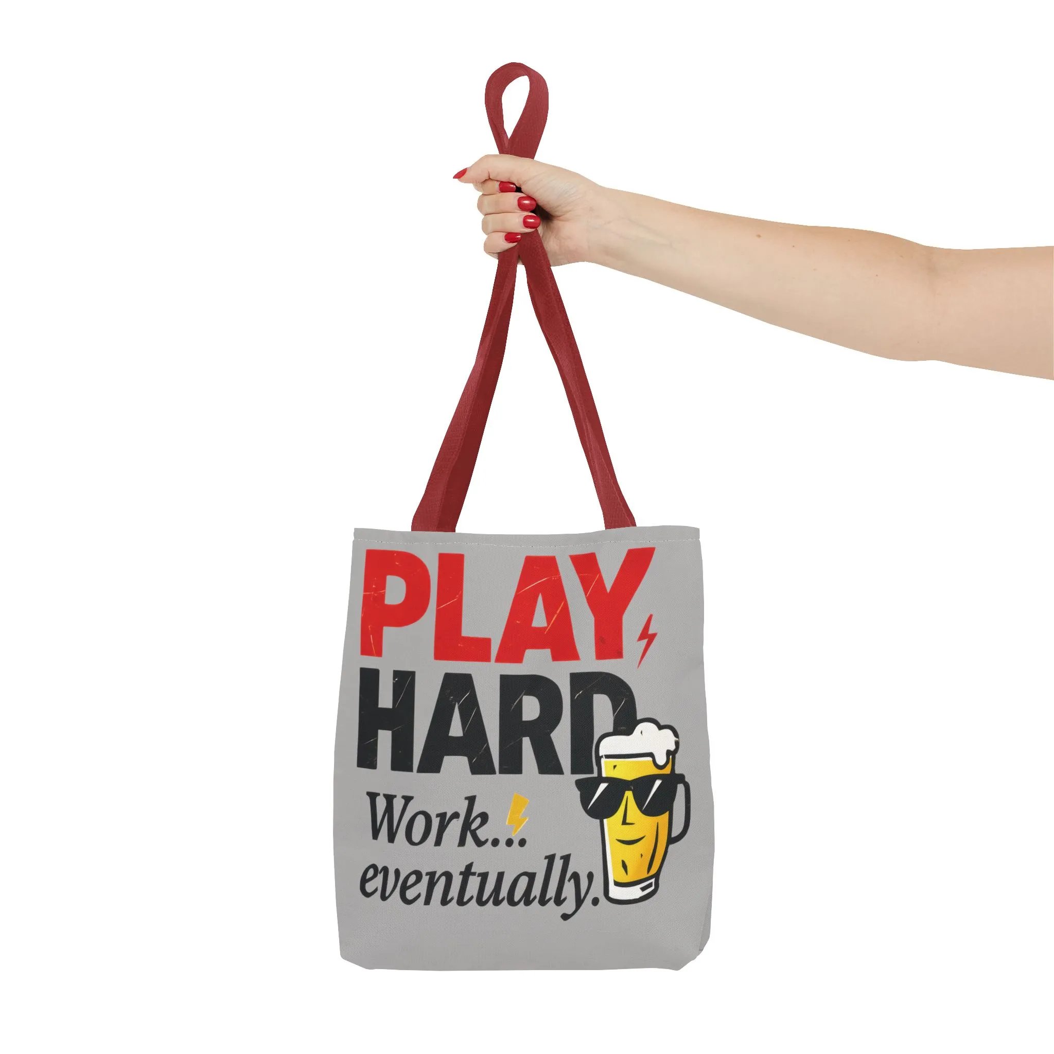 Play Hard Tote Bag - Fun, Stylish, Tote for Work & Play, Summer, Gift, Beach Bag, Everyday Carry, Beach Weekender Bag, large canvas bag - Image 19