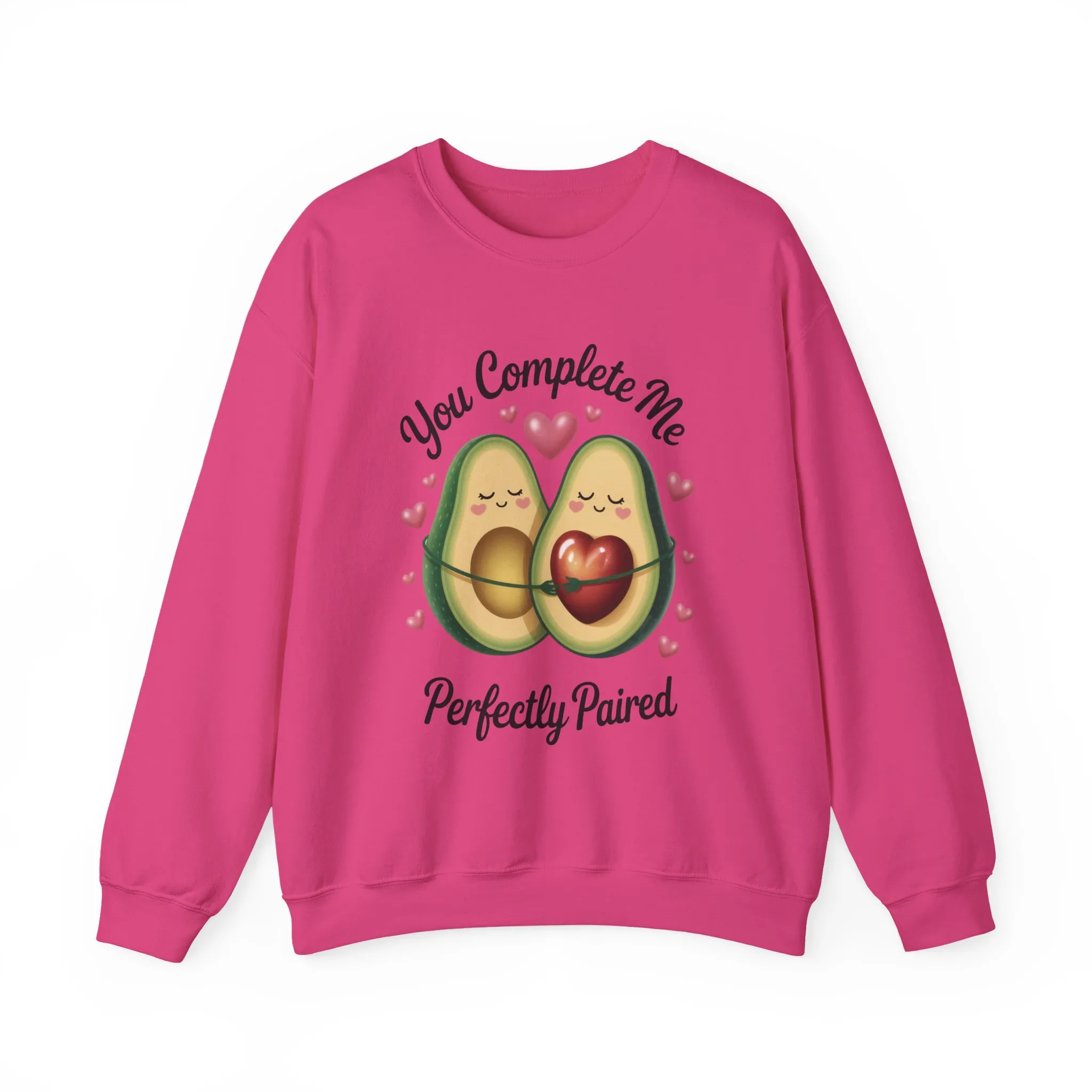 Cute Avocado Love Crewneck Sweatshirt, Sweatshirt for Couples, Perfect Gift for Valentines Day, Cozy Apparel, Avocado Lover Gift - Image 22