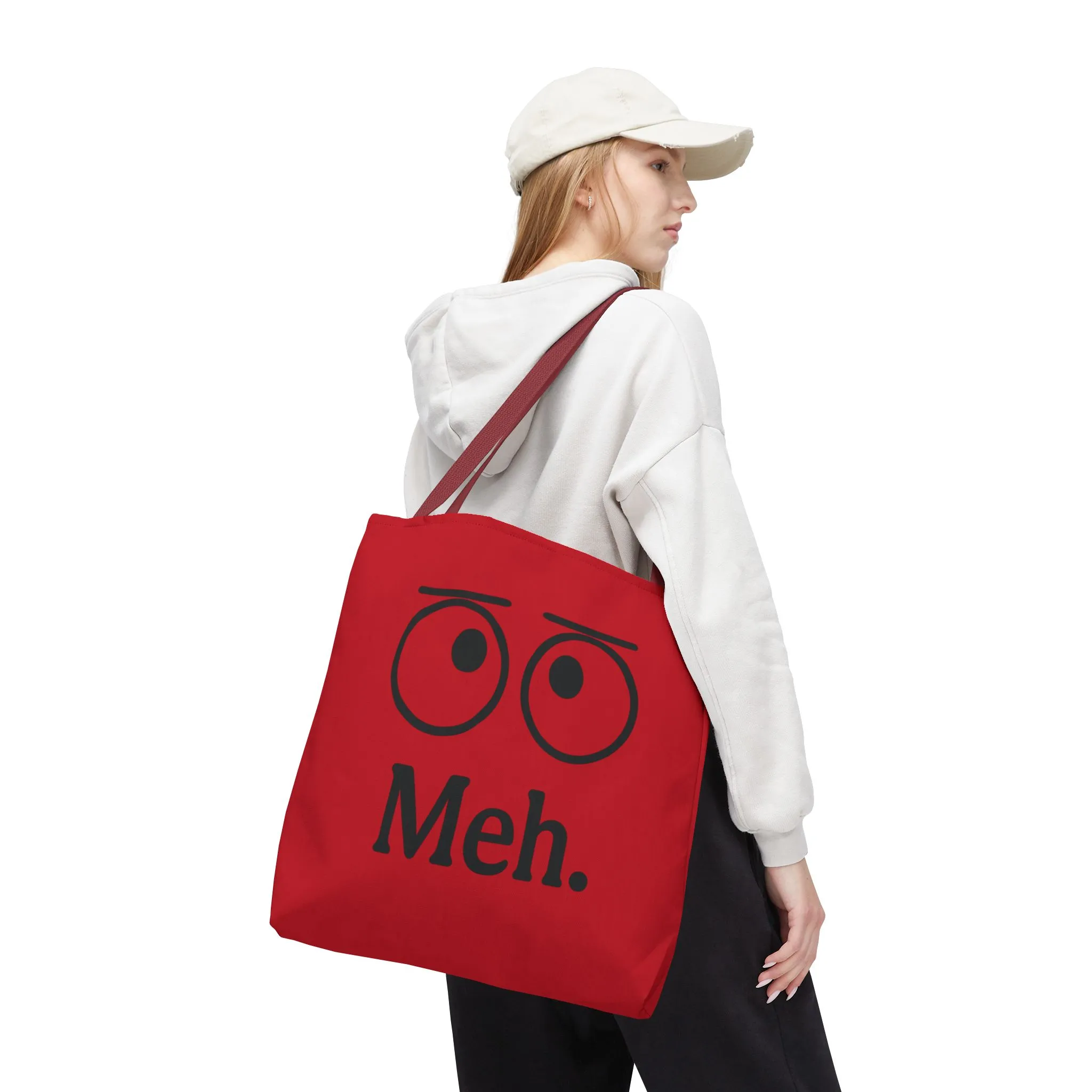 Meh. Tote Bag - Perfect Gift for Sarcastic Friends, Trendy Everyday Use, Unique Statement Accessory, Ideal for School, Work, Shopping - Image 30
