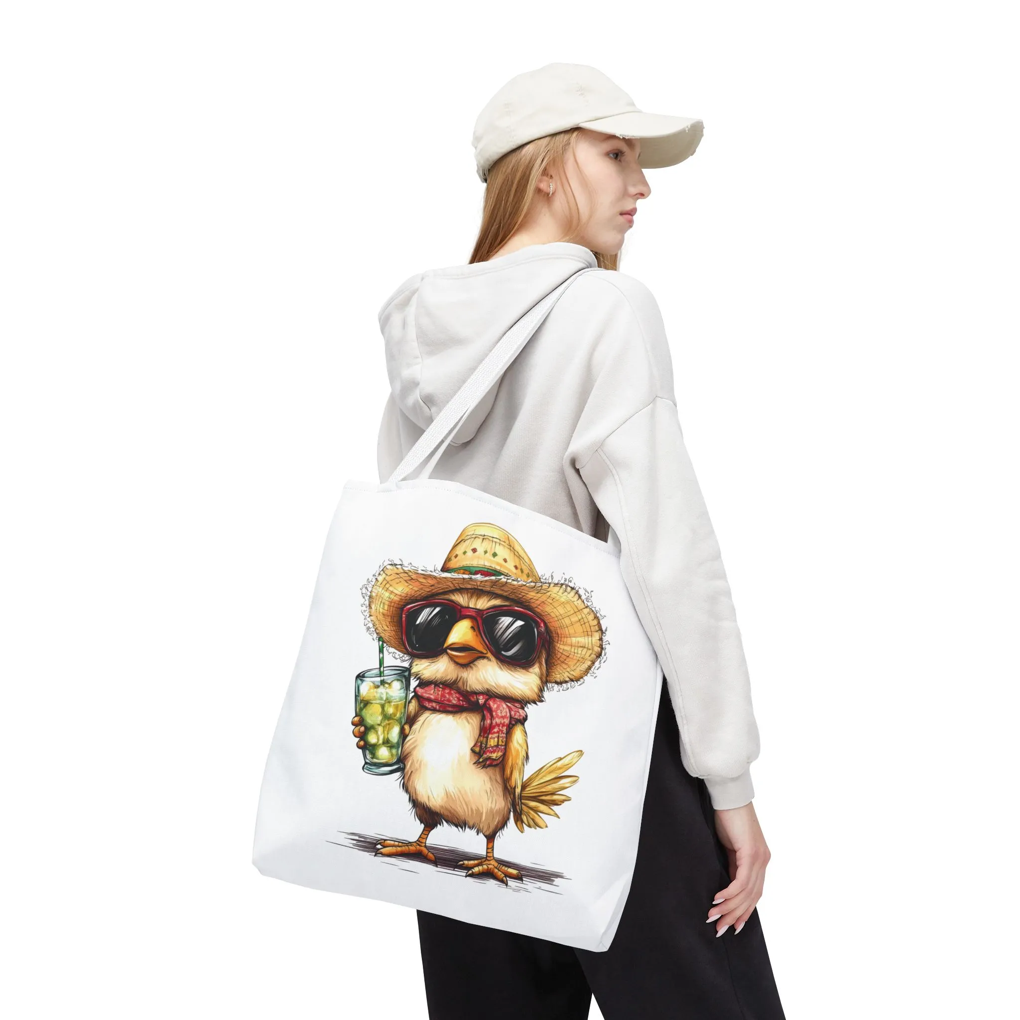 Chic Summer Tote Bag, Fun Bird Design, Beach Bag, Vacation Accessory, Perfect Gift for Bird Lovers, Eco-Friendly Shopper - Image 5