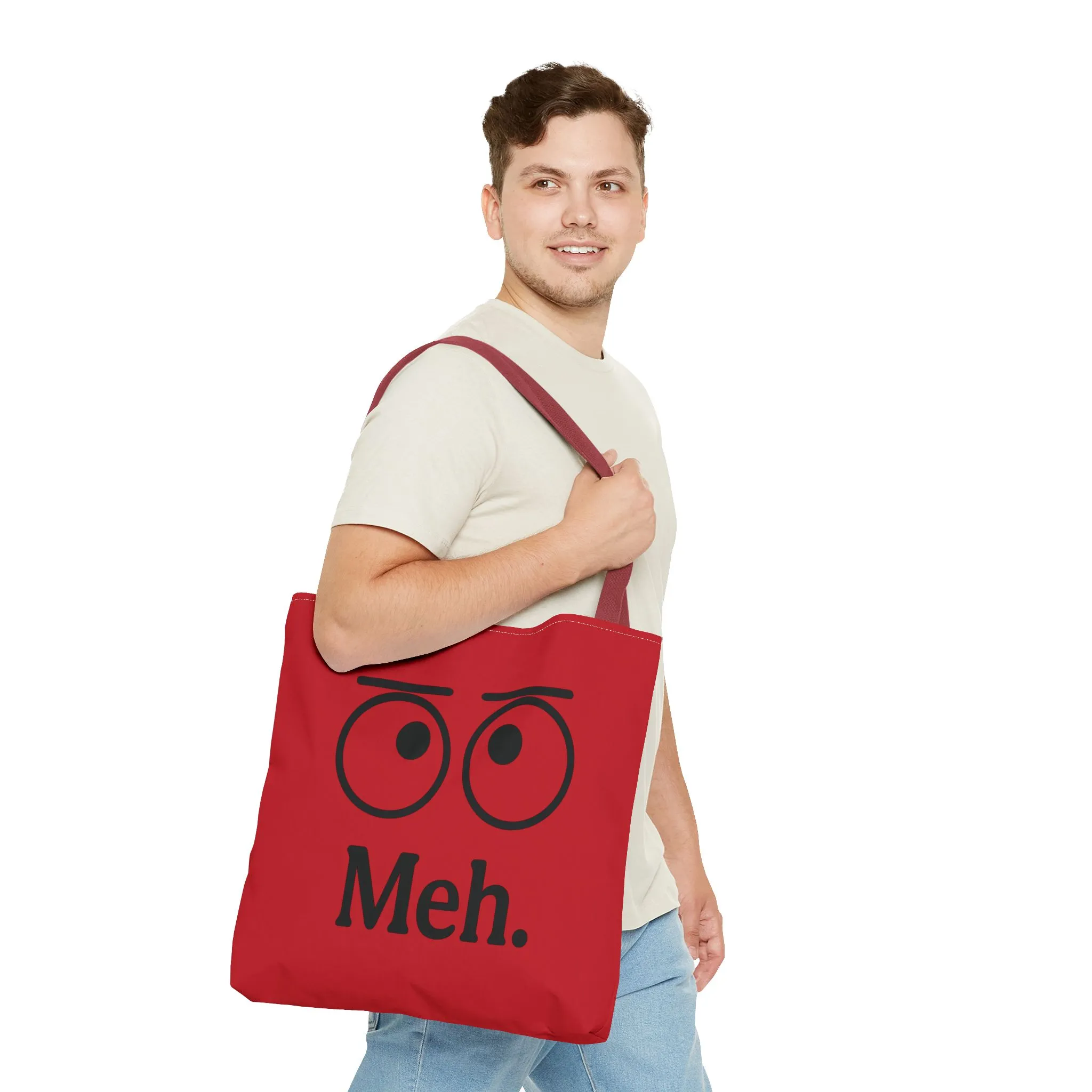 Meh. Tote Bag - Perfect Gift for Sarcastic Friends, Trendy Everyday Use, Unique Statement Accessory, Ideal for School, Work, Shopping - Image 28