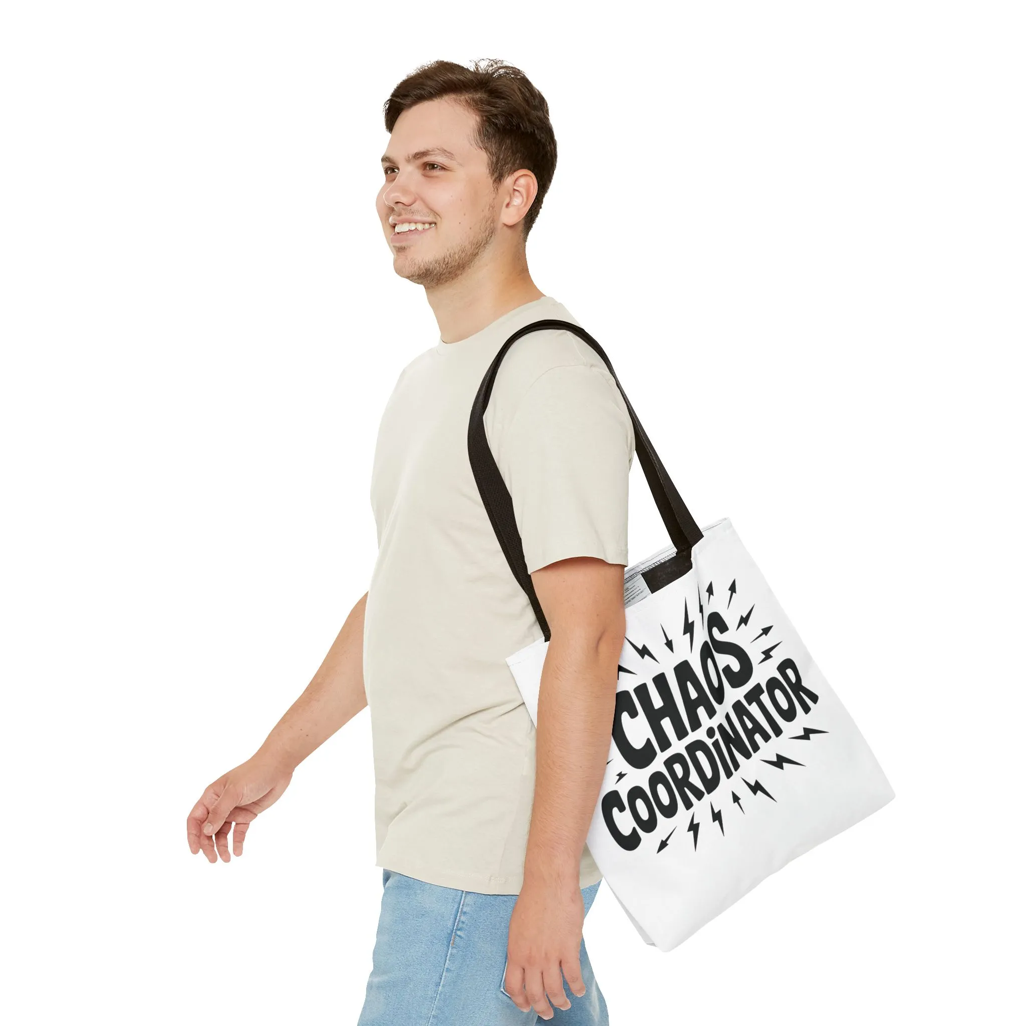 Chaos Coordinator Tote Bag, Fun Carryall for Busy Moms, Students, or Event Planners, Perfect Gift, Beach Weekender Bag, Large Tote Bag - Image 3