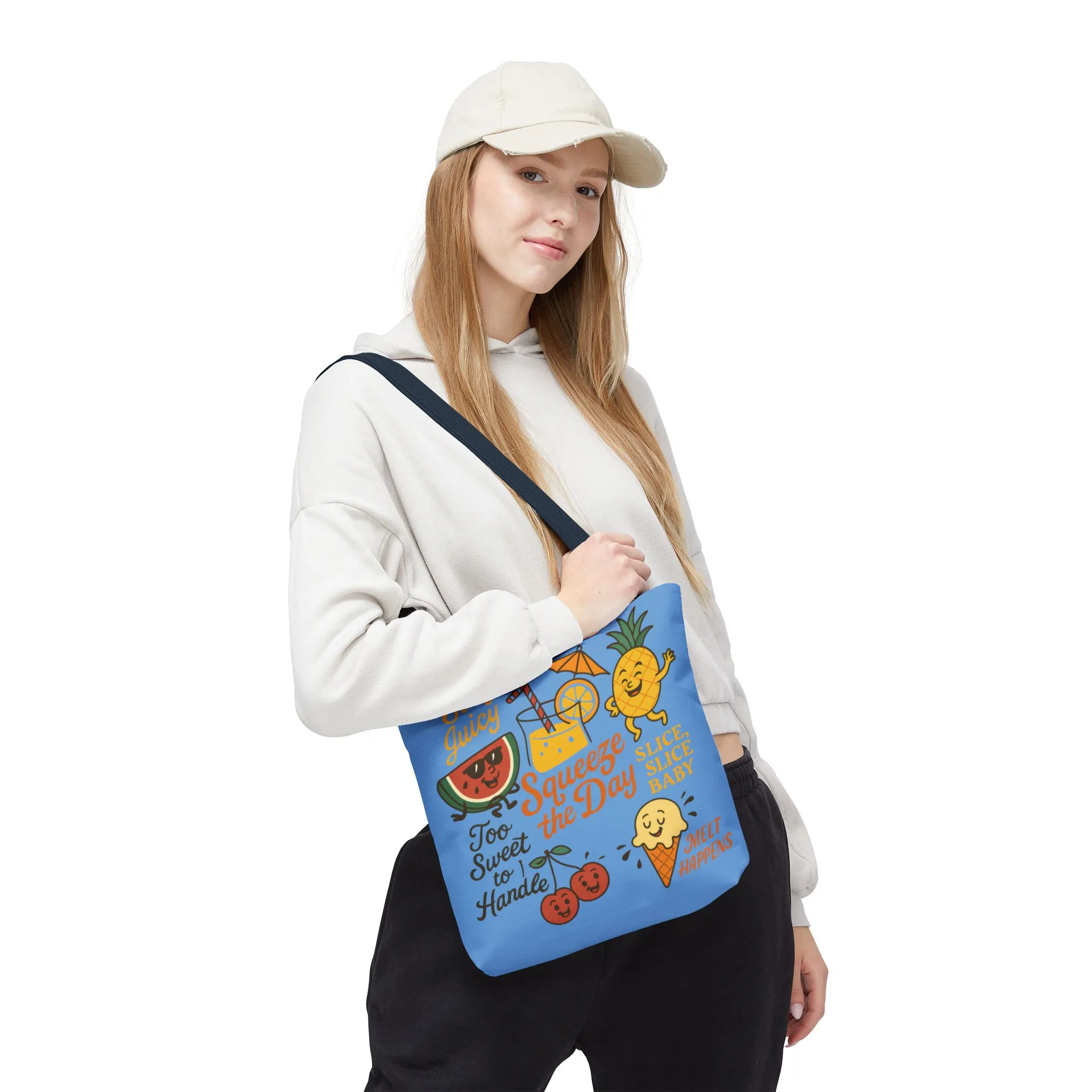 Juicy Summer Tote Bag, Fun Beach Carryall, Perfect for Grocery Shopping, Reusable Market Tote, Cute Gift for Fruit Lovers, Large Tote Bag - Image 25