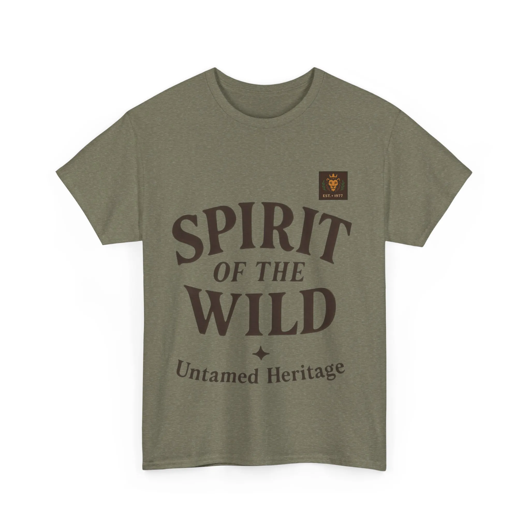Spirit of the Wild Mens Heavy Cotton Tee, Nature Lover Gift, Outdoor Adventure Shirt, Unisex Tee, Casual Wear, Unique Graphic Apparel - Image 17