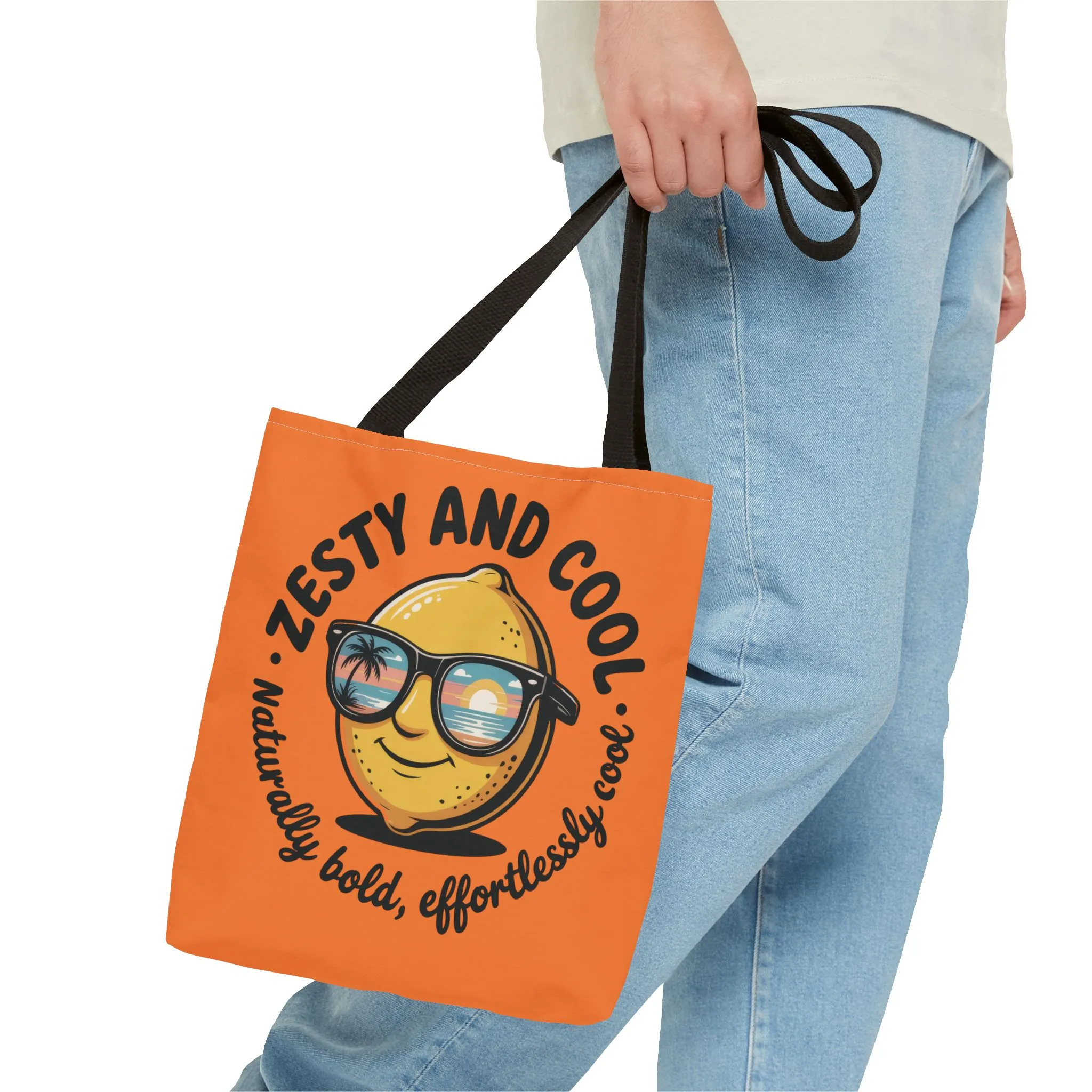 Zesty Lemon Tote Bag - Fun & Bold Carry-All for Everyday Use, Summer, Beach Days, Gifts, Eco-Friendly Shopping, Large Tote Bag - Image 8