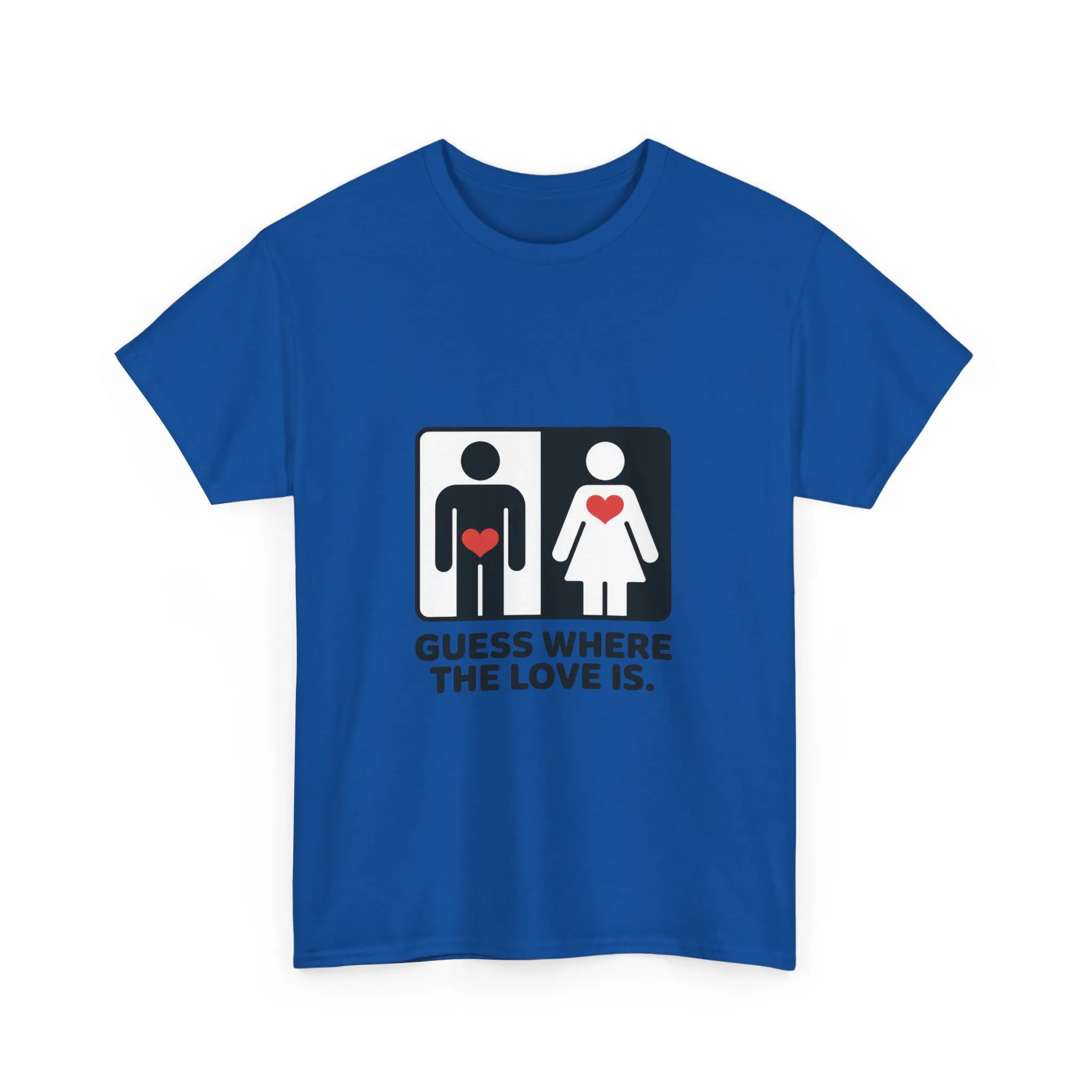 Guess Where The Love Is Mens Tee, Funny Couples Gift, Valentines Day Apparel, Relationship Humor Shirt, Graphic Tee for Him, Bold Love Joke Shirt - Image 22