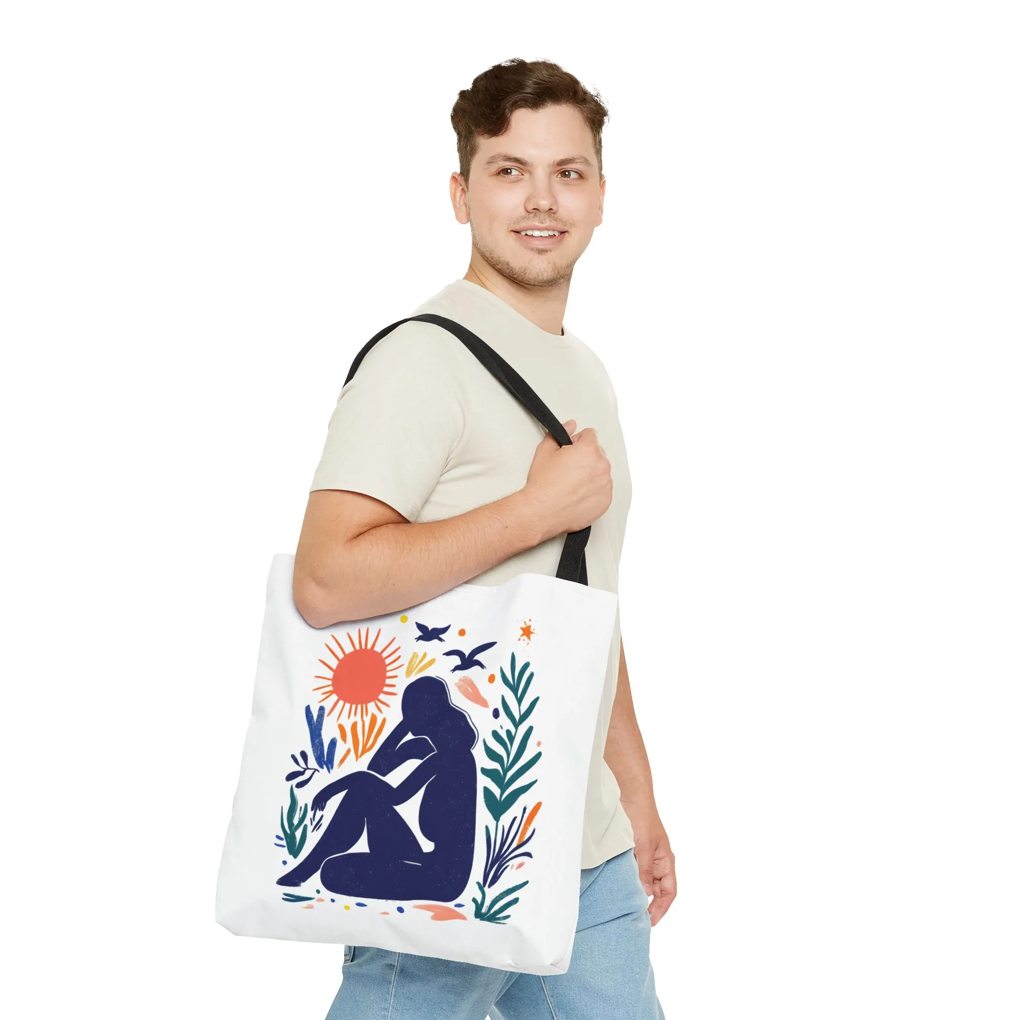 Boho Art Tote Bag, Versatile Eco-Friendly Carryall, Gift for Her, Summer Outing, Beach Bag, Reusable Shopping Tote - Image 15