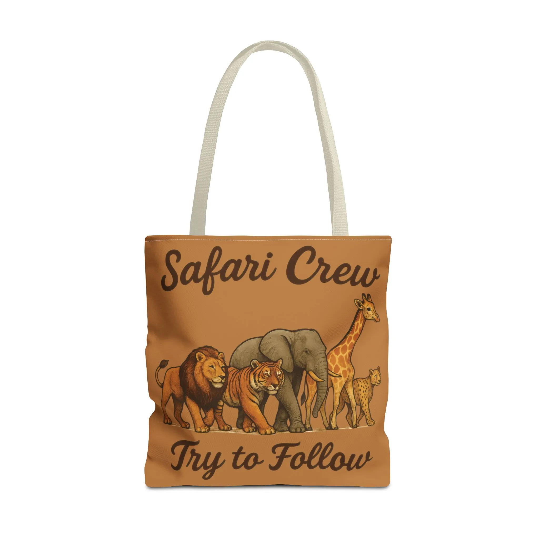 Safari Crew Tote Bag - Animal Print, Gift for Wildlife Lovers, Eco-Friendly, Stylish Grocery Bag, Adventure Enthusiast Essential - Image 26