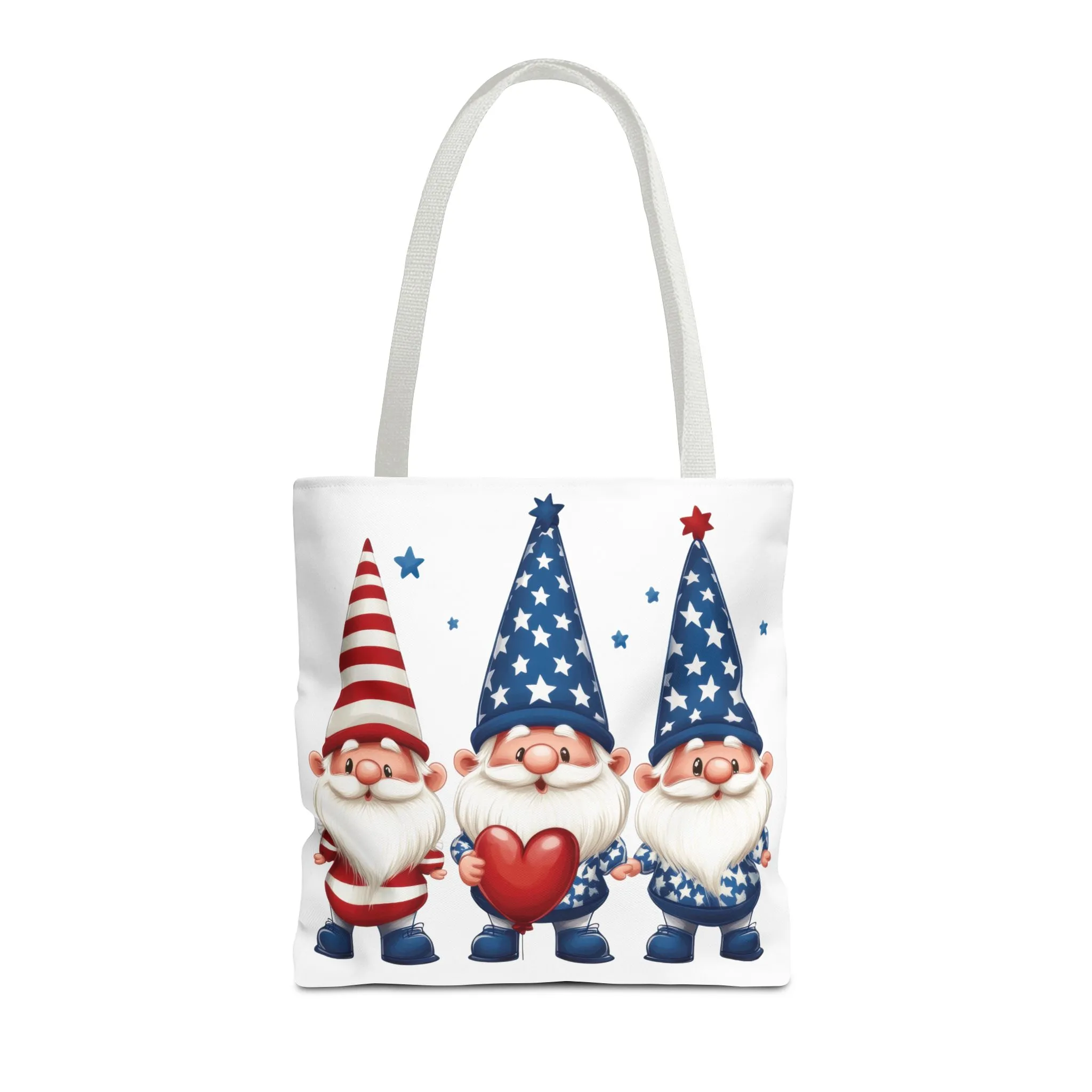Patriotic Gnome Tote Bag, Stars and Stripes Reusable Grocery Bag, Cute Gnome Summer Bag, Holiday Gift Tote, Eco-Friendly Shopping Bag - Image 21