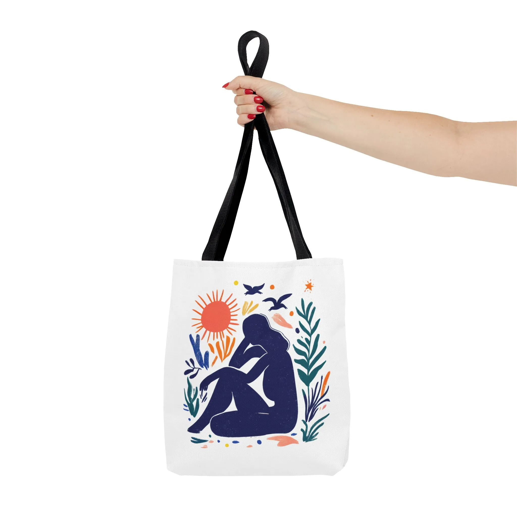Boho Art Tote Bag, Versatile Eco-Friendly Carryall, Gift for Her, Summer Outing, Beach Bag, Reusable Shopping Tote - Image 8