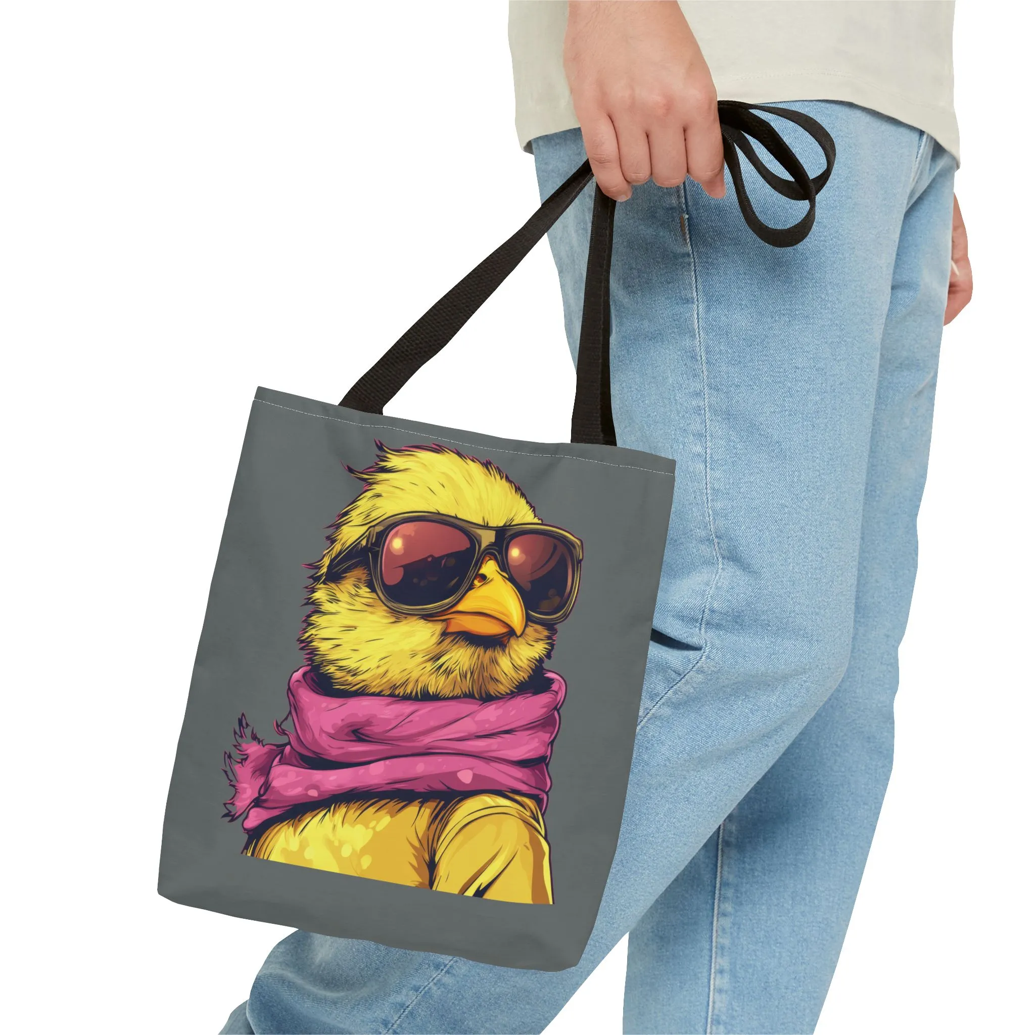 Chic Bird Tote Bag - Trendy Shopping Tote, Eco-friendly Bag, Gift for Animal Lovers, Summer Accessory, Festival Essential, Beach Tote - Image 8