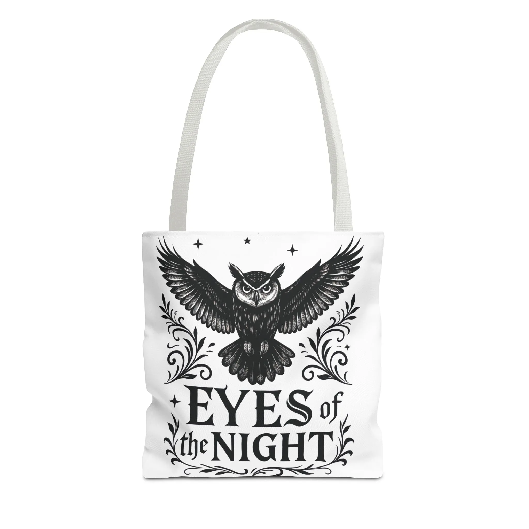 Eyes of the Night Owl Tote Bag, Artsy Shopping Bag, Eco-Friendly Carryall, Unique Gift for Animal Lovers, Halloween Decor, Beach Tote - Image 16