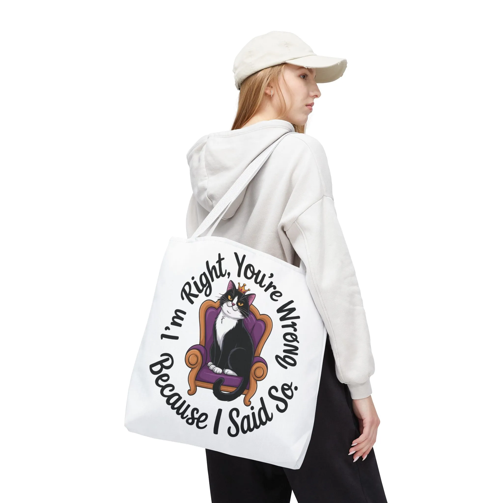 Funny Cat Tote Bag, Pet Lover Gift, Cat-Themed Shopper, Birthday Gift, Cute Animal Tote, Oversized Beach Bag - Image 30