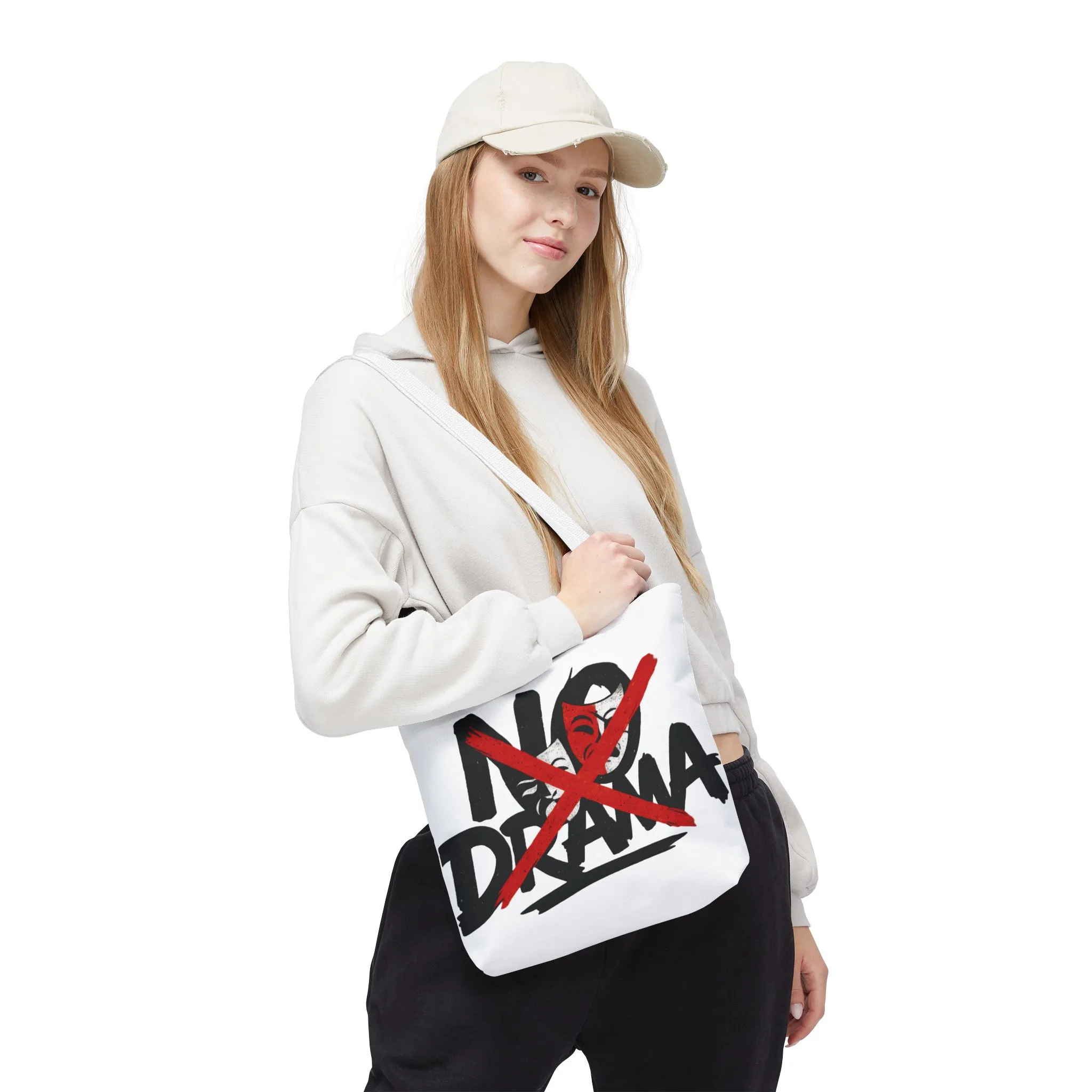 No Drama Tote Bag, Stylish Canvas Bag for Everyday Use, Perfect Gift for Friends, Beach Days, Shopping, and Travel, Large Tote Bag - Image 20