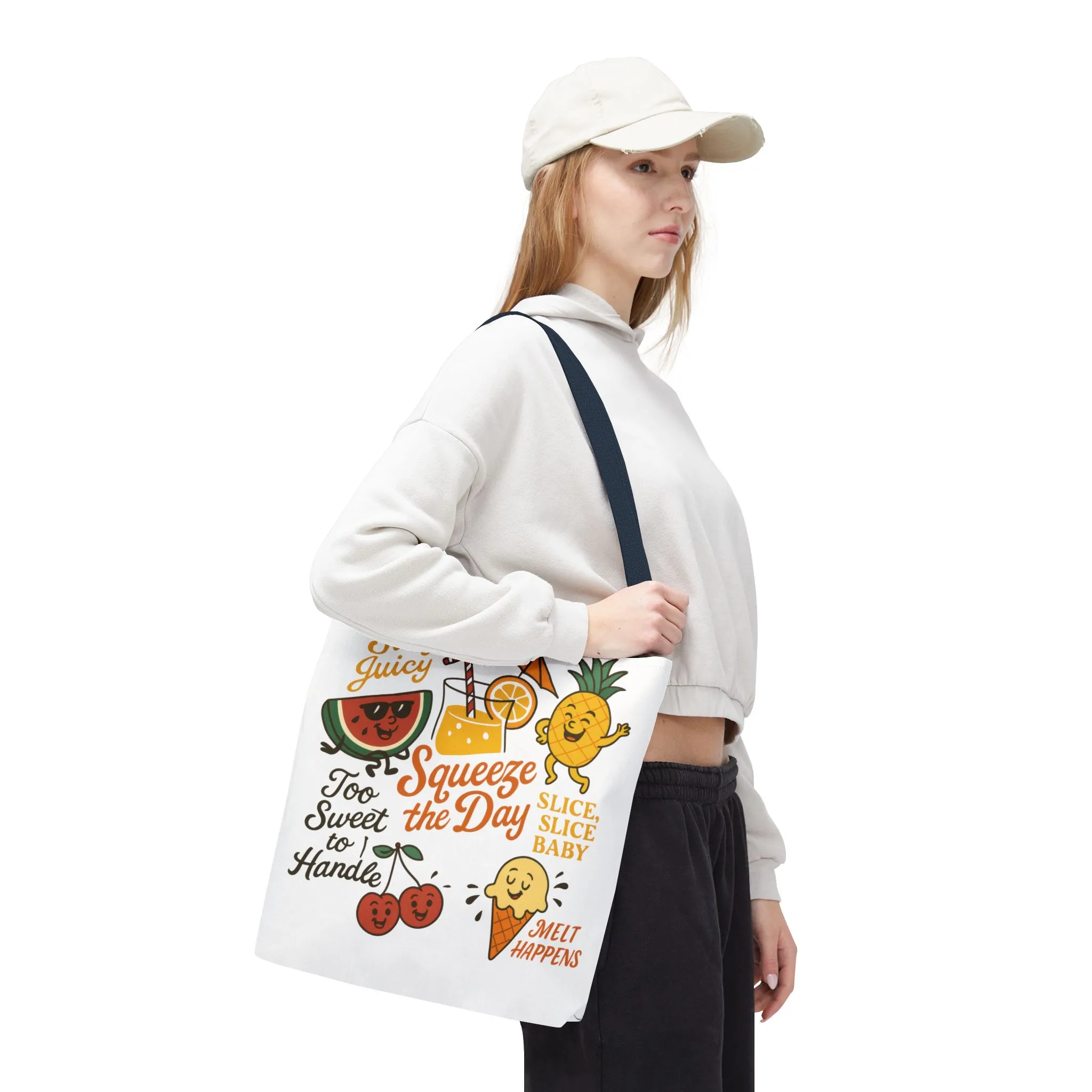 Juicy Summer Tote Bag, Fun Beach Carryall, Perfect for Grocery Shopping, Reusable Market Tote, Cute Gift for Fruit Lovers, Large Tote Bag - Image 30