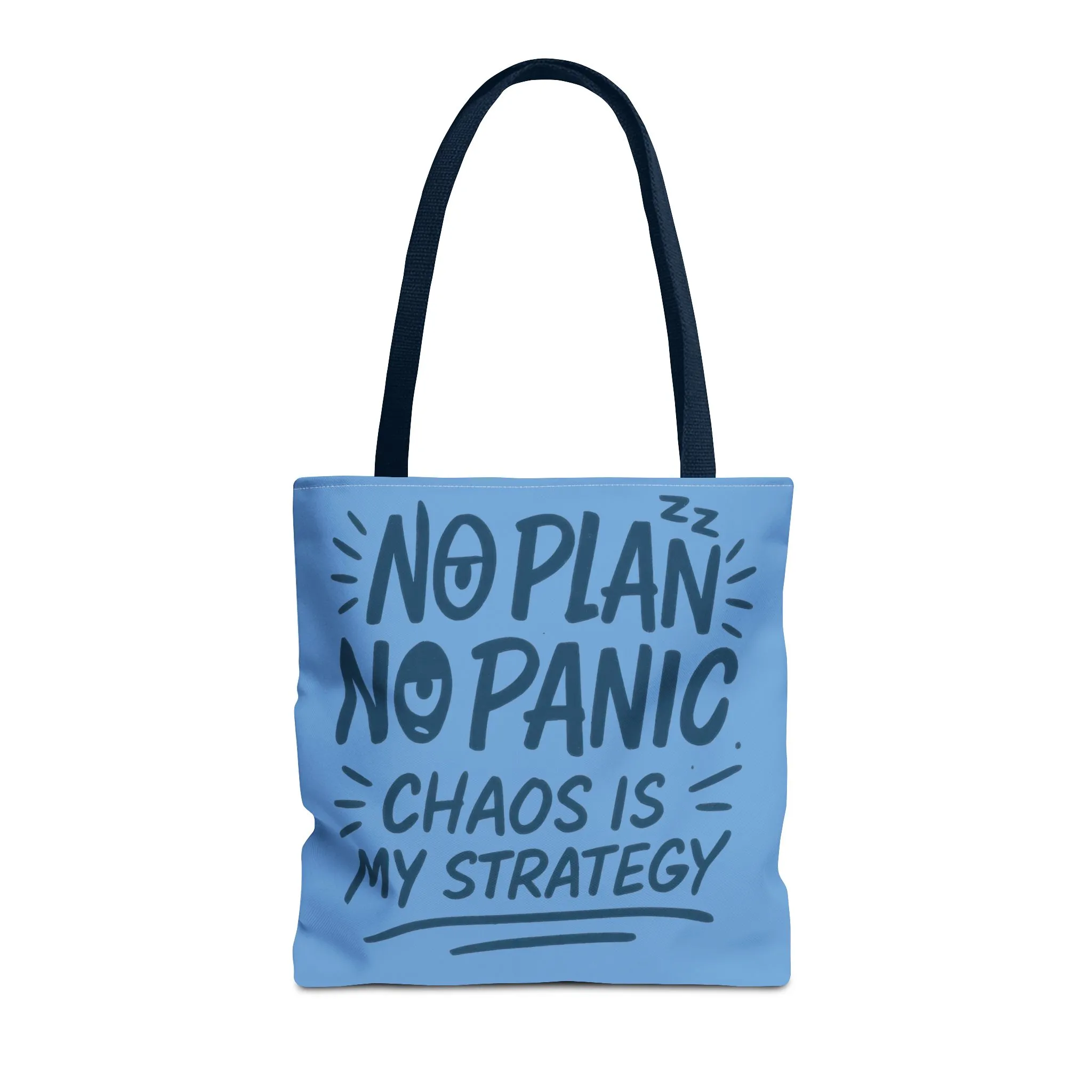 Funny Quote Tote Bag, Reusable Grocery Bag, Gift for Students, Beach Tote, Everyday Tote, Chaos Strategy Bag, Unique Shopping Bag - Image 11